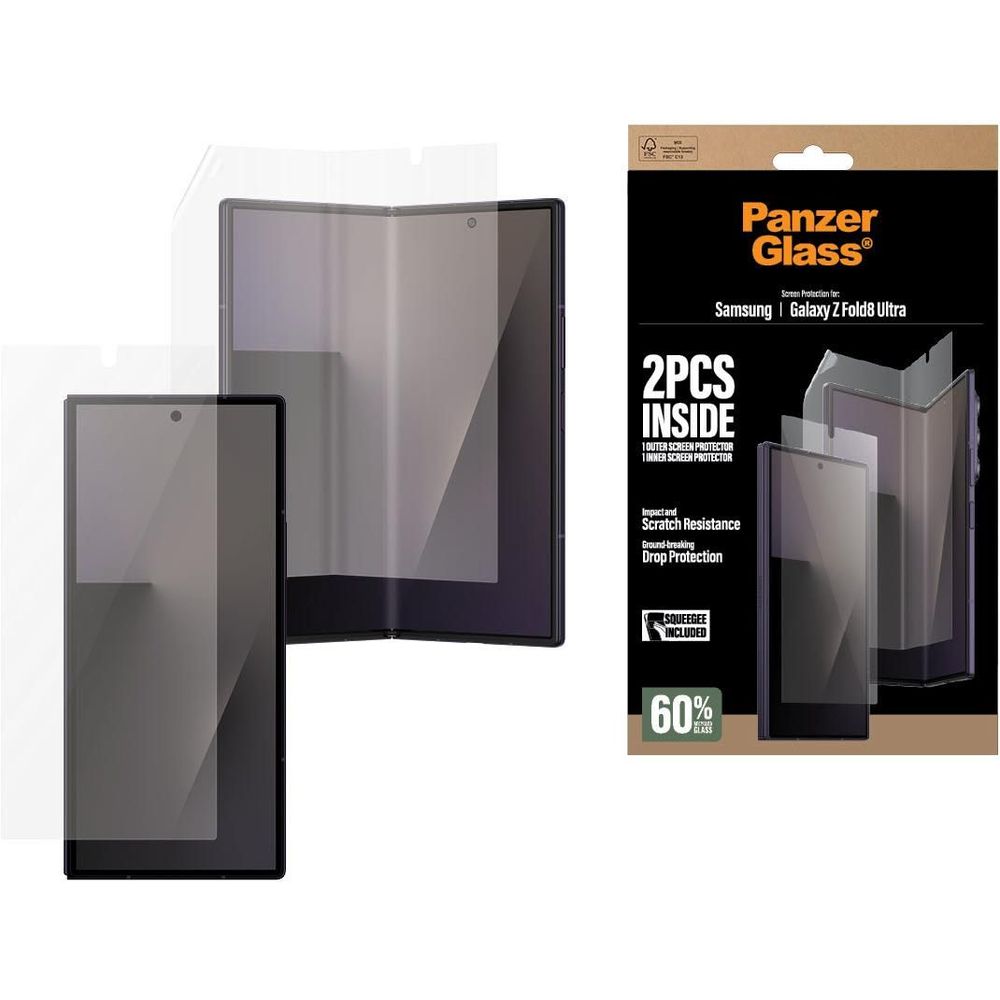 PanzerGlass Glass and TPU Screen Protector Set, view 2 - Phone Screen Protectors at Tech Supply Shed NZ