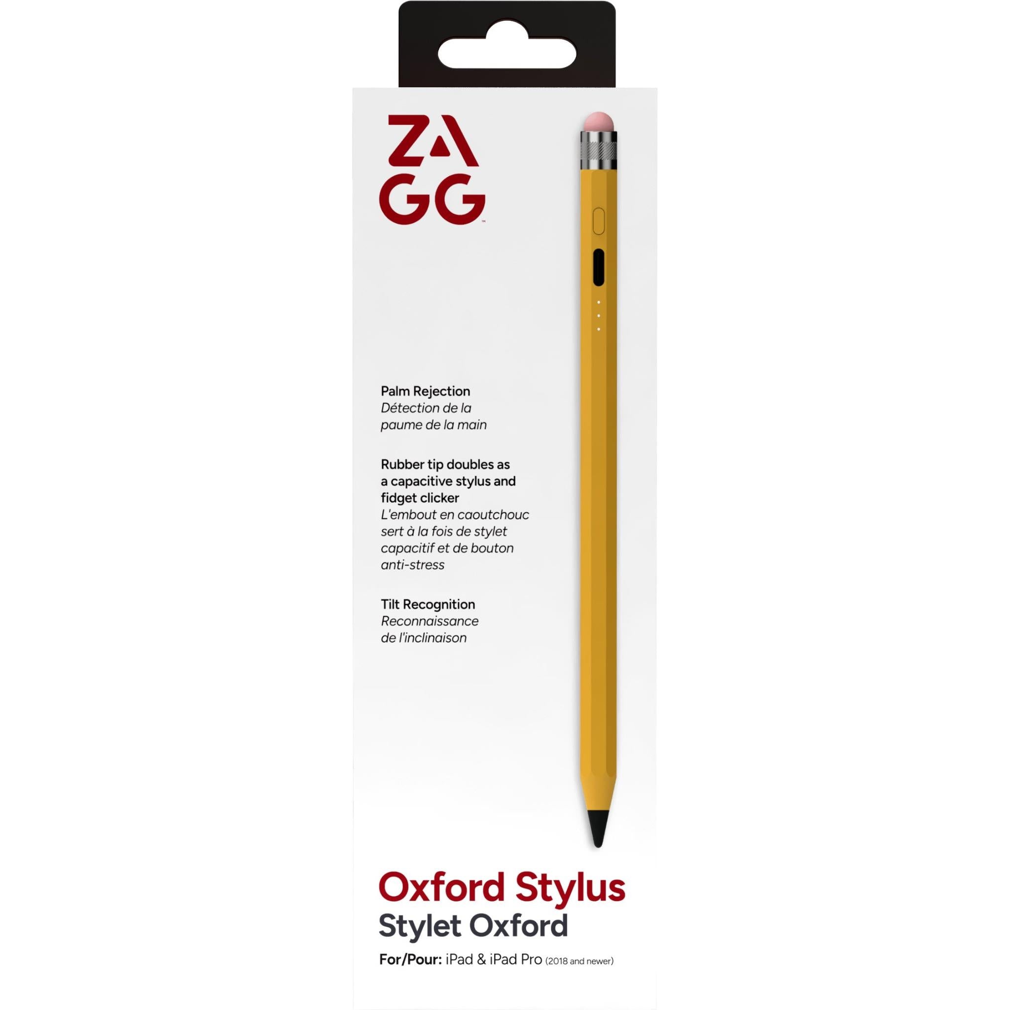 ZAGG Oxford yellow stylus for iPad and iPad Pro, image 5 - Tablet Accessories at Tech Supply Shed NZ