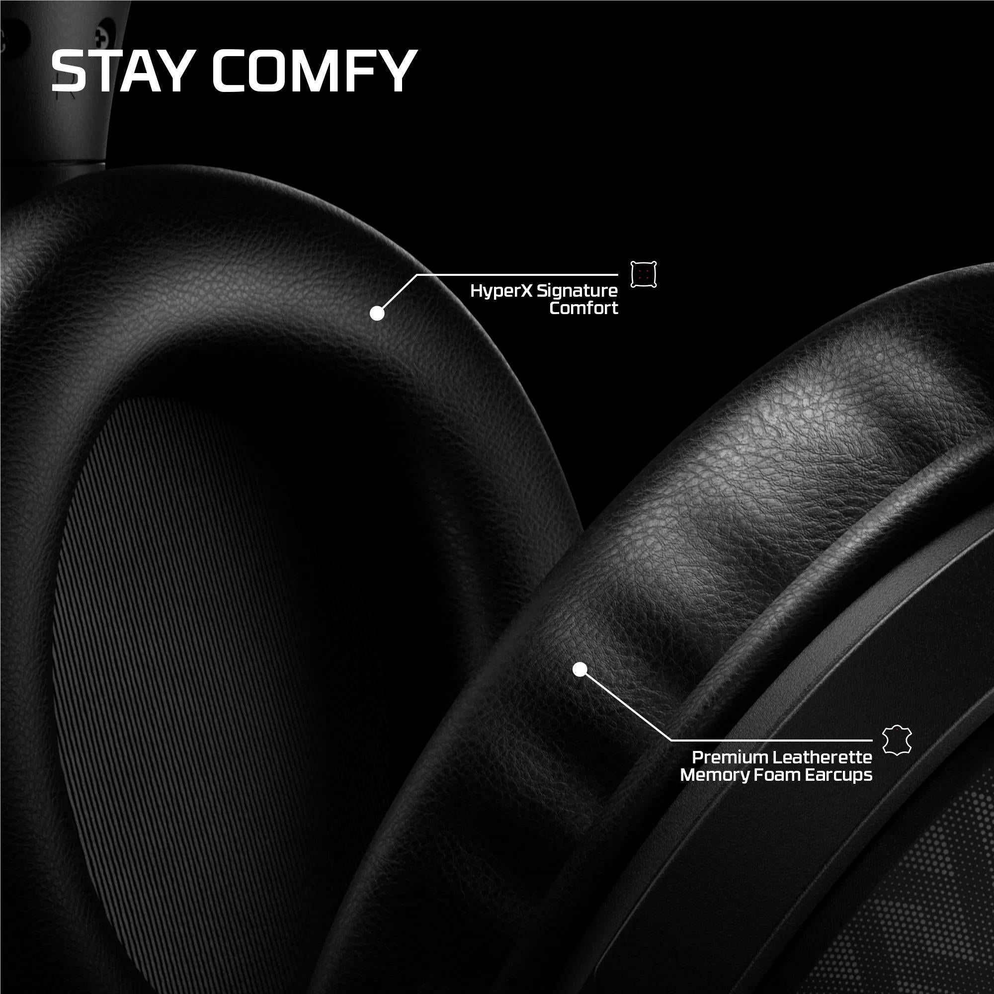 HyperX Cloud Stinger 3 wireless gaming headset in white, image 4 - Gaming Headsets at Tech Supply Shed NZ
