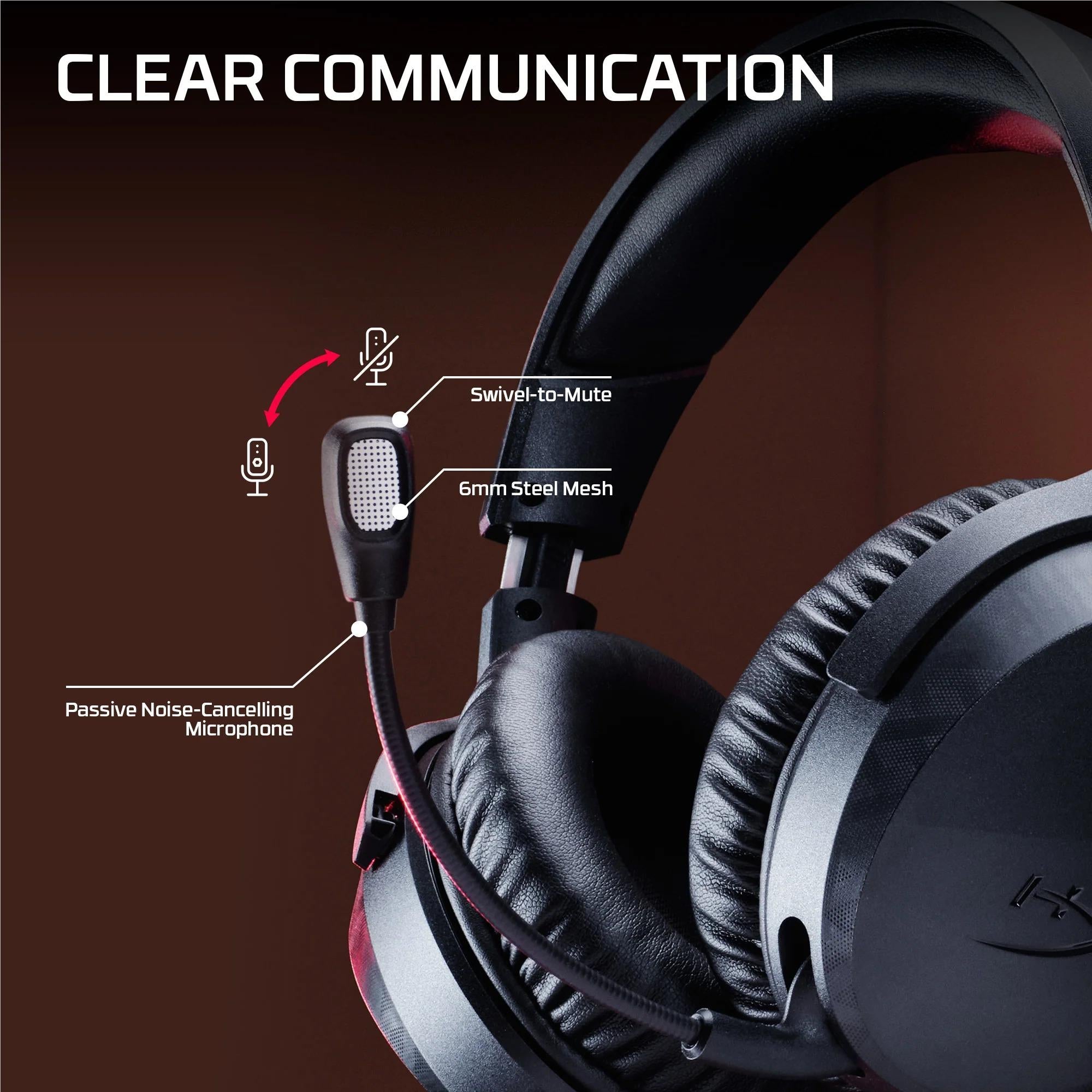 HyperX Cloud Stinger 3 wireless gaming headset in white, image 7 - Gaming Headsets at Tech Supply Shed NZ