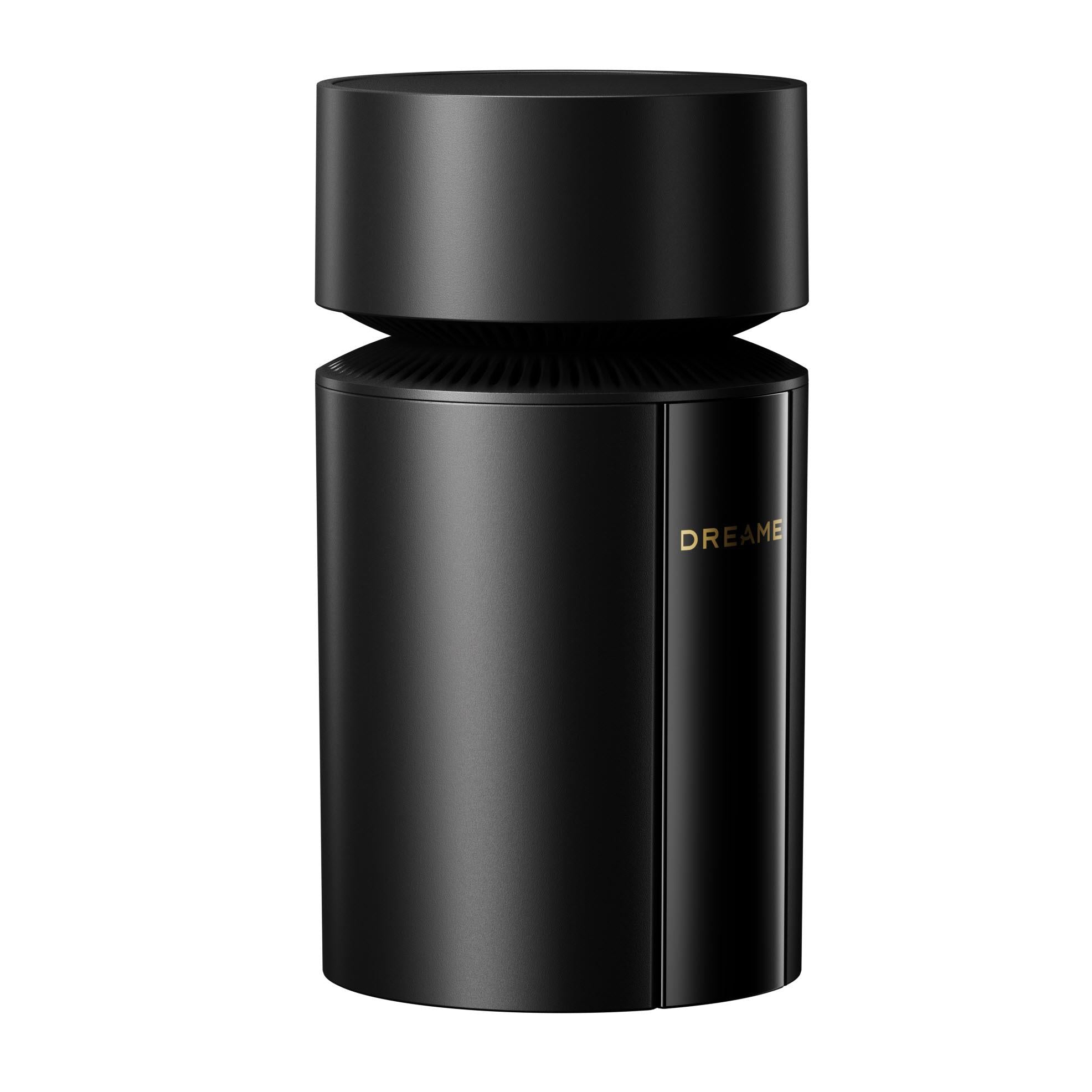 Black electric beard shaver side view with DREAME logo on body
