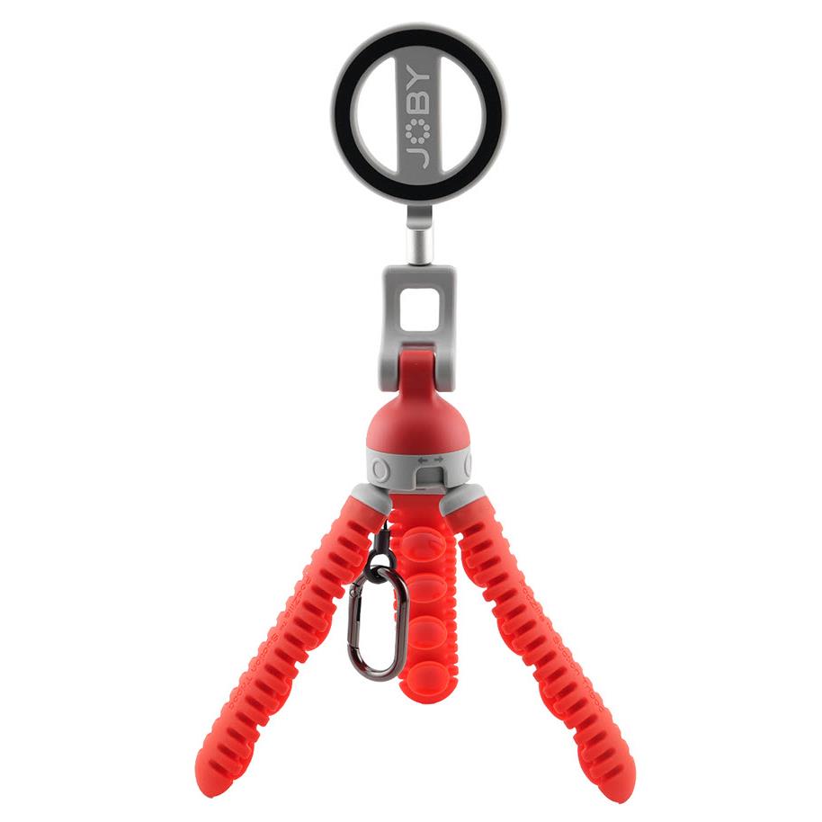Joby Podzilla Octo suction tripod kit in red, image 8 - Camera Accessories at Tech Supply Shed NZ