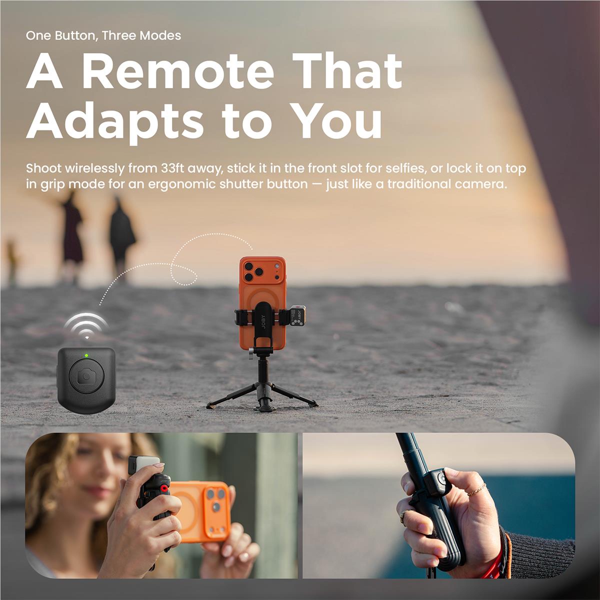 Joby TelePod Mini tripod with fill light and remote, image 4 - Camera Accessories at Tech Supply Shed NZ