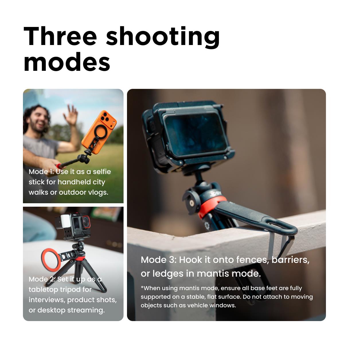 Joby Handypod Clip Extend tripod, image 4 - Camera Accessories at Tech Supply Shed NZ
