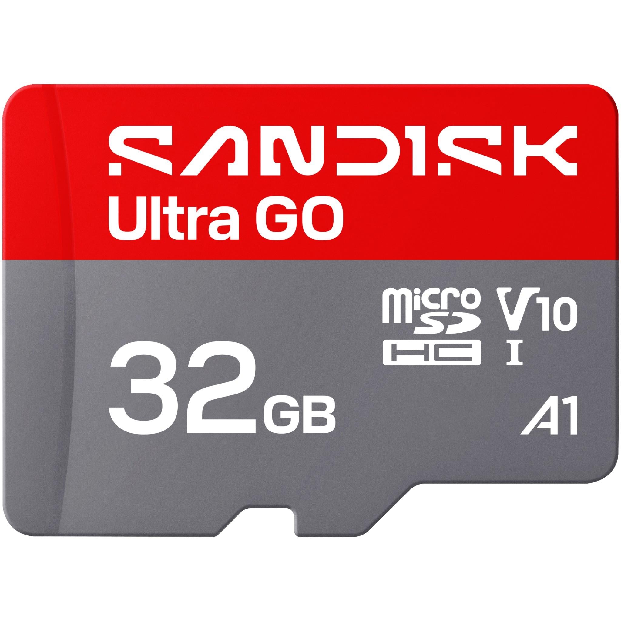SanDisk Ultra GO 32GB microSDHC UHS-I memory card - Memory Cards & Readers at Tech Supply Shed NZ