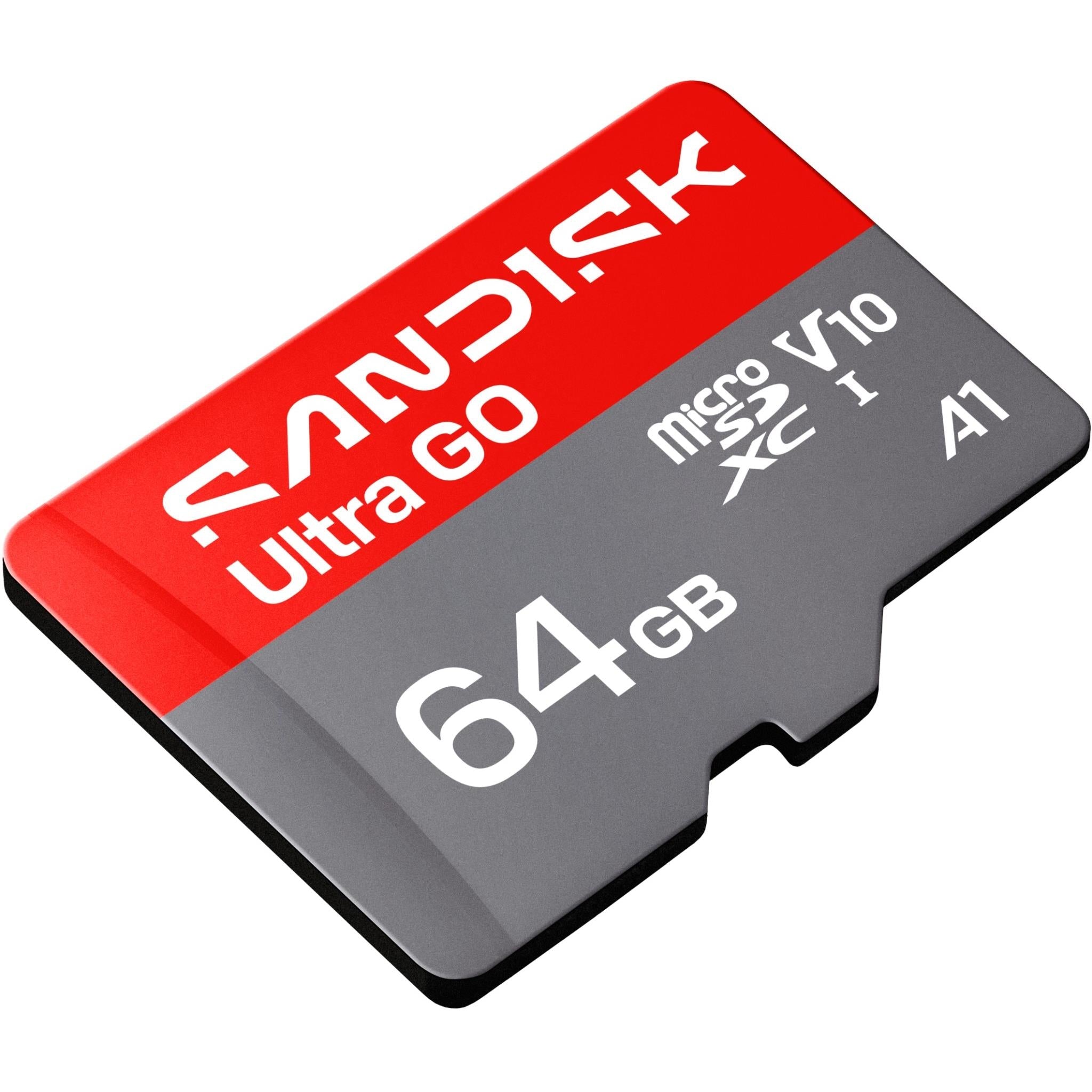 SanDisk Ultra GO 64GB microSDXC UHS-I memory card, image 3 - Memory Cards & Readers at Tech Supply Shed NZ