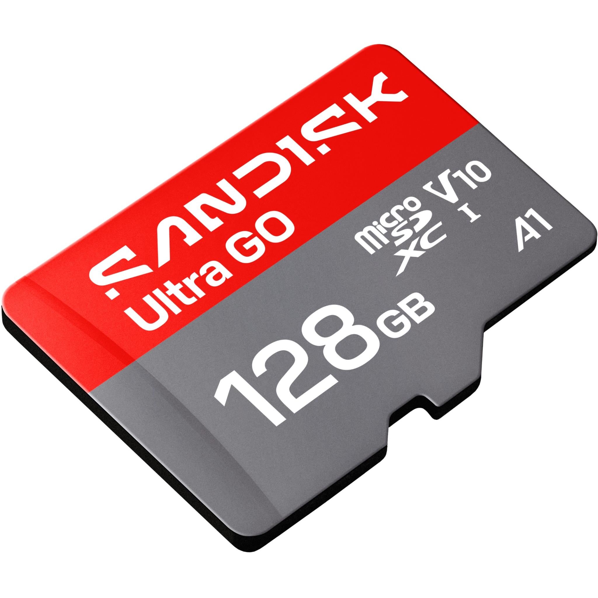 SanDisk Ultra GO 128GB microSDXC UHS-I memory card, image 3 - Memory Cards & Readers at Tech Supply Shed NZ