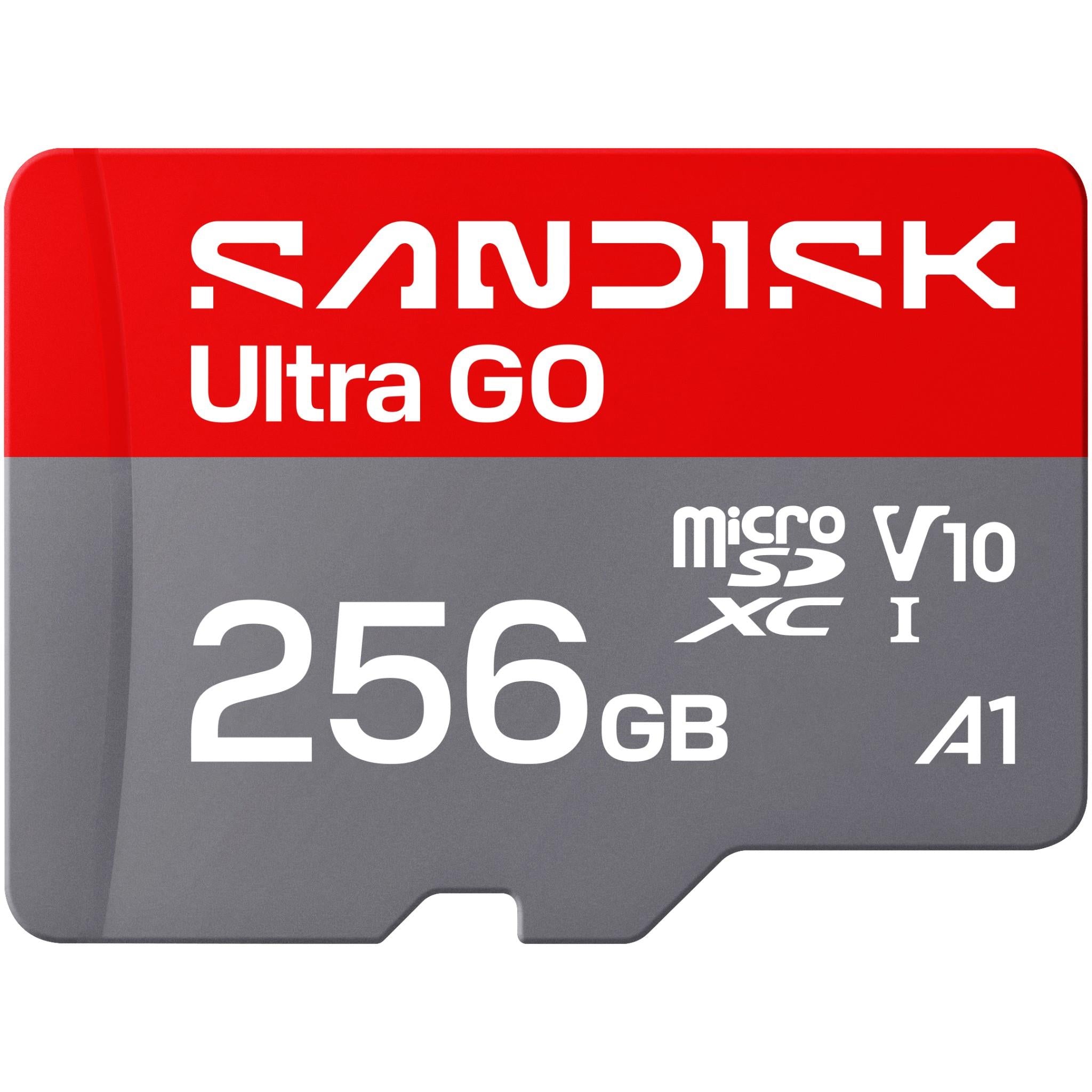 SanDisk Ultra GO 256GB microSDXC UHS-I memory card - Memory Cards & Readers at Tech Supply Shed NZ