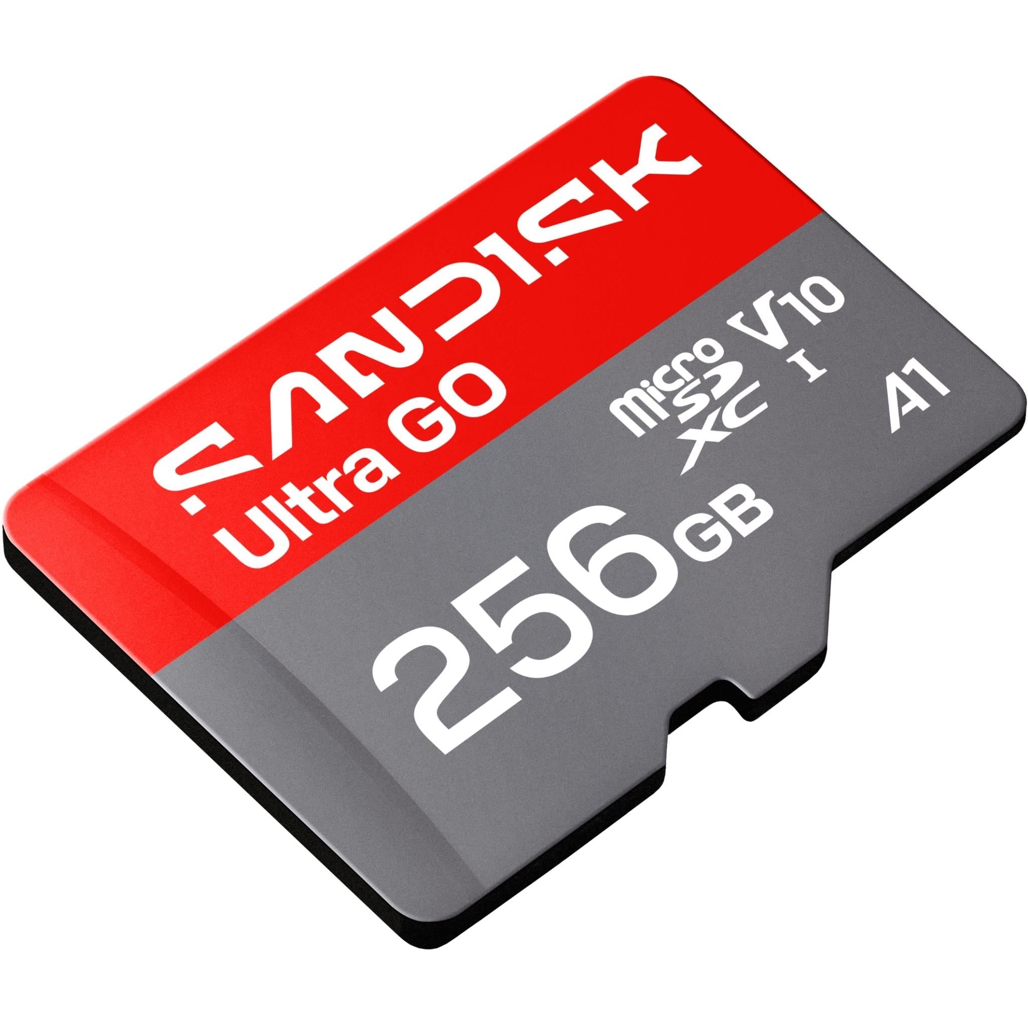 SanDisk Ultra GO 256GB microSDXC UHS-I memory card, image 3 - Memory Cards & Readers at Tech Supply Shed NZ