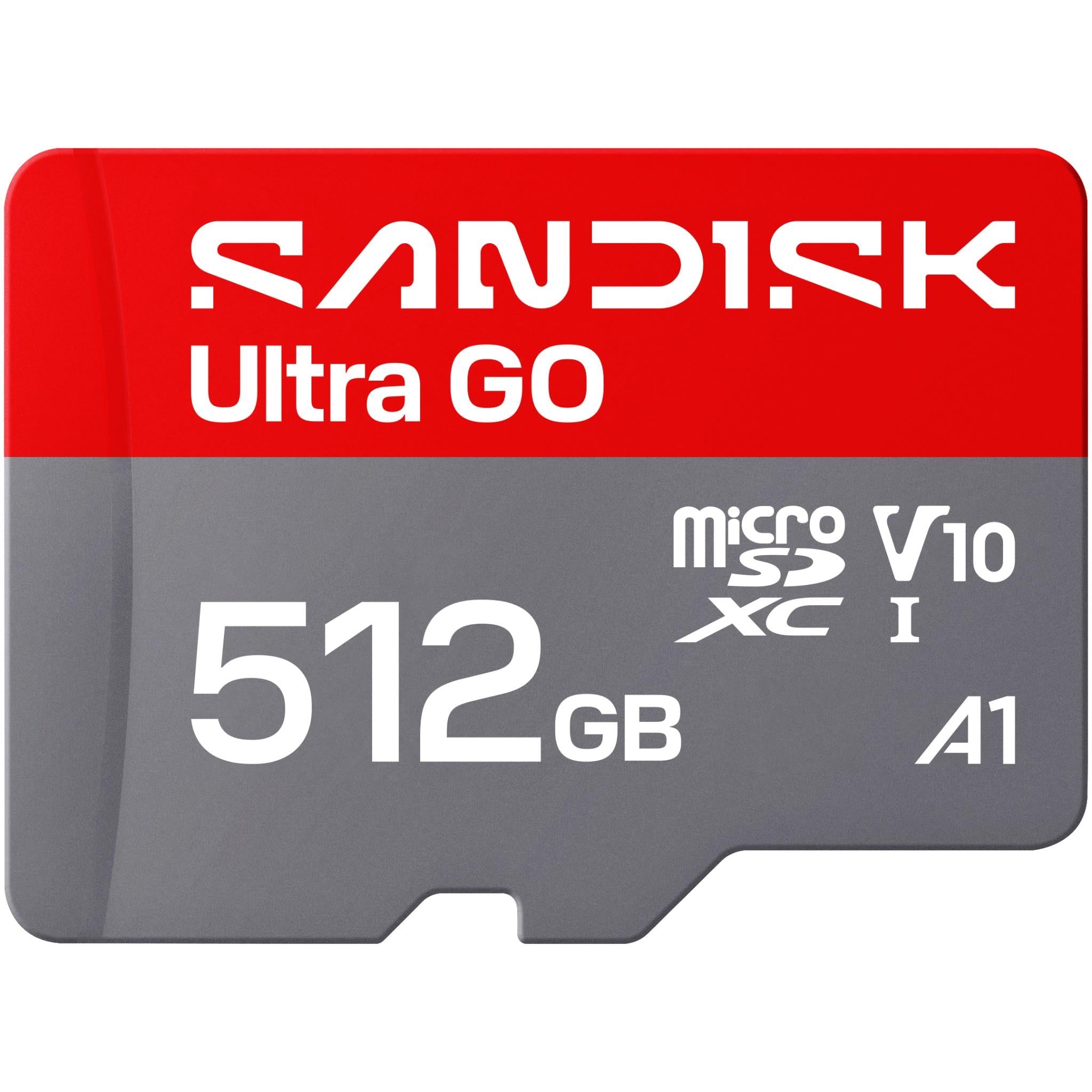 SanDisk Ultra GO 512GB microSDXC UHS-I memory card - Memory Cards & Readers at Tech Supply Shed NZ