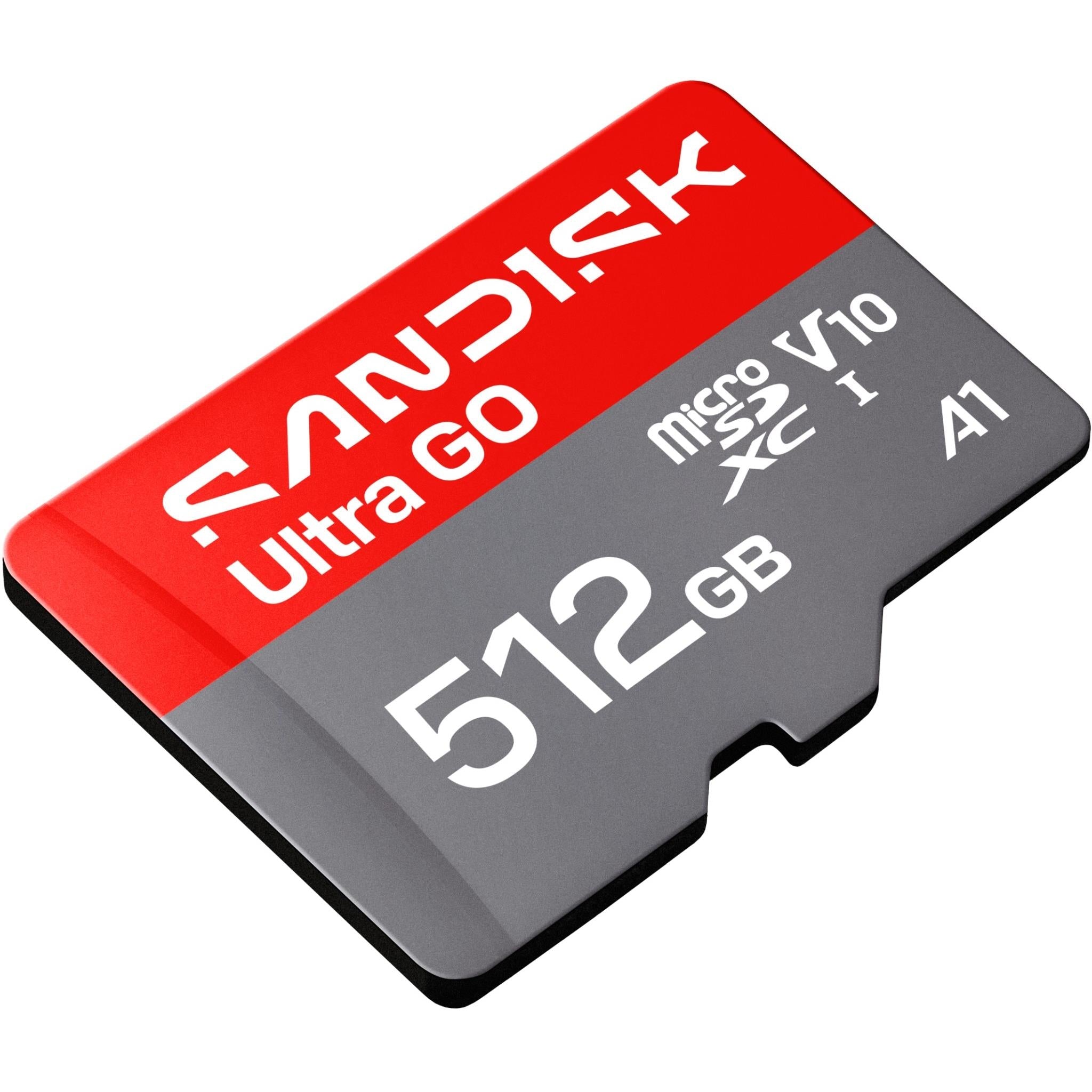 SanDisk Ultra GO 512GB microSDXC UHS-I memory card, image 3 - Memory Cards & Readers at Tech Supply Shed NZ