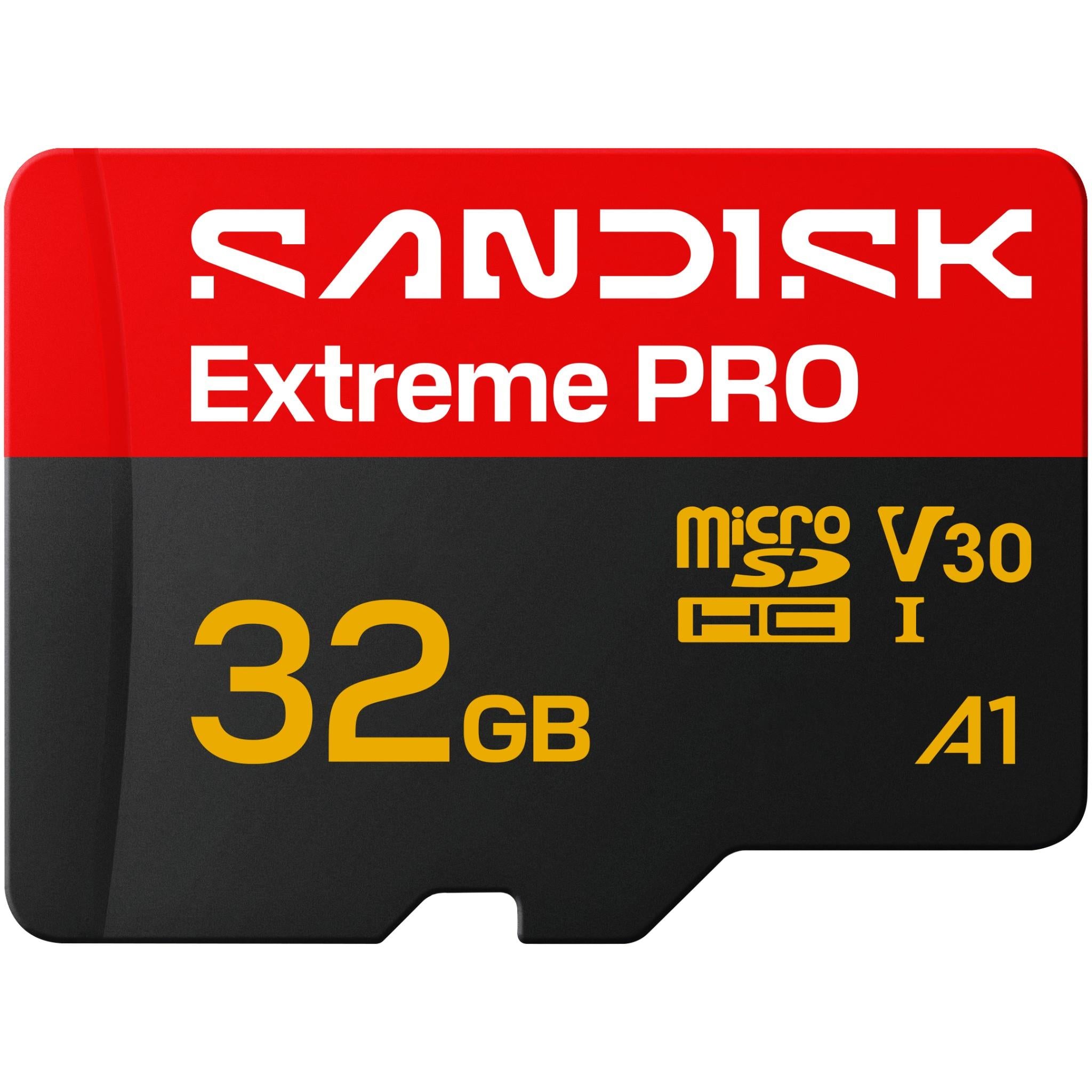 SanDisk Extreme PRO 32GB microSDHC UHS-I memory card - Memory Cards & Readers at Tech Supply Shed NZ