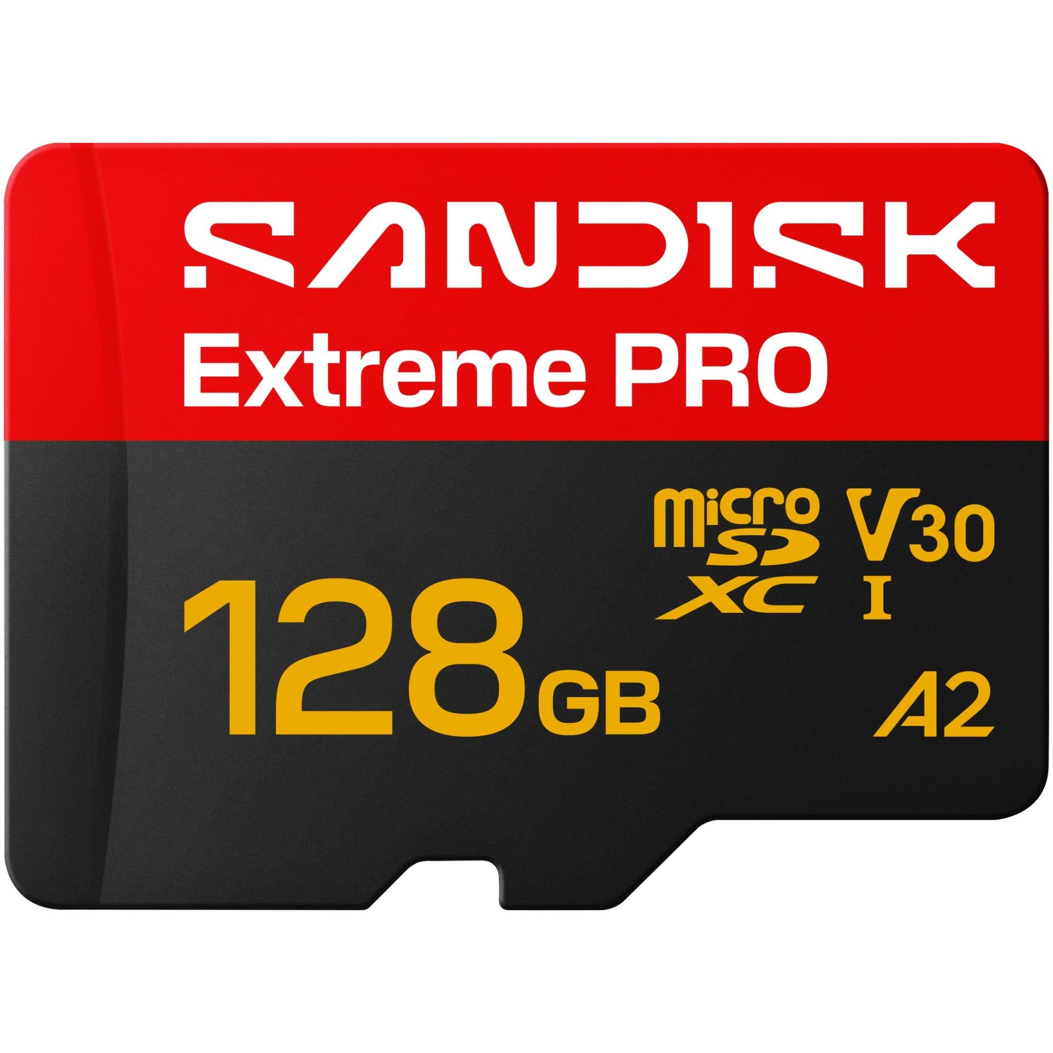 SanDisk Extreme PRO 128GB microSDXC UHS-I memory card - Memory Cards & Readers at Tech Supply Shed NZ