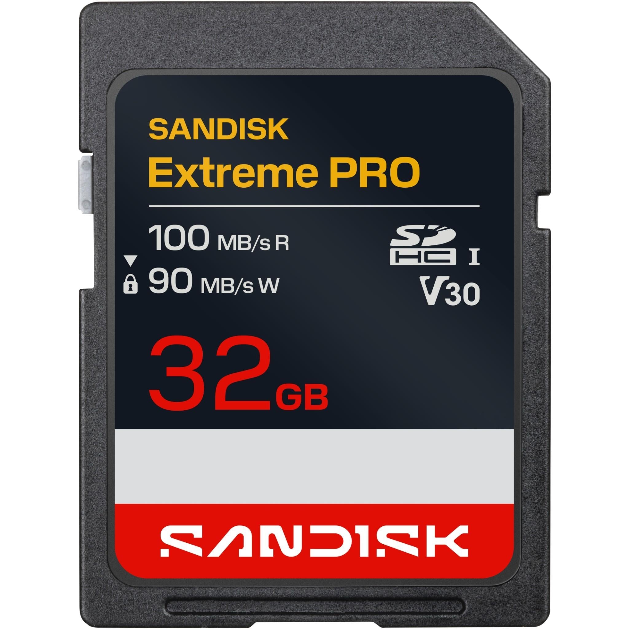SanDisk Extreme PRO 32GB SDHC UHS-I memory card - Memory Cards & Readers at Tech Supply Shed NZ