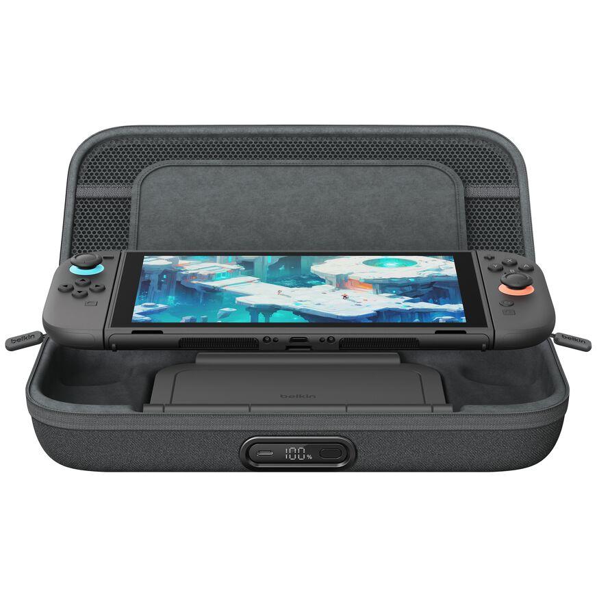 Belkin Charging Case Pro for Nintendo Switch 2 in charcoal, image 3 - Electronic Gaming Accessories at Tech Supply Shed NZ
