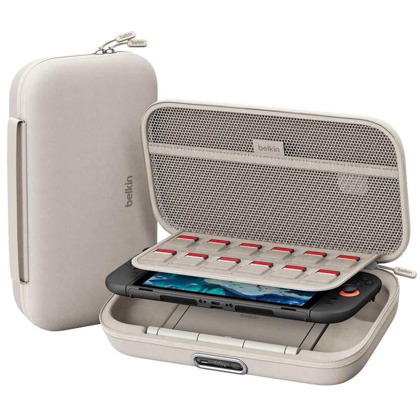 Belkin Charging Case Pro for Nintendo Switch 2 in sand - Electronic Gaming Accessories at Tech Supply Shed NZ
