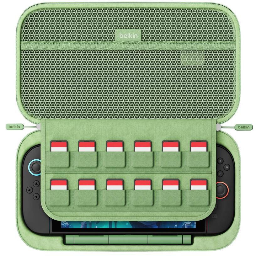 Belkin Charging Case Pro for Nintendo Switch 2 in sage green, image 7 - Electronic Gaming Accessories at Tech Supply Shed NZ