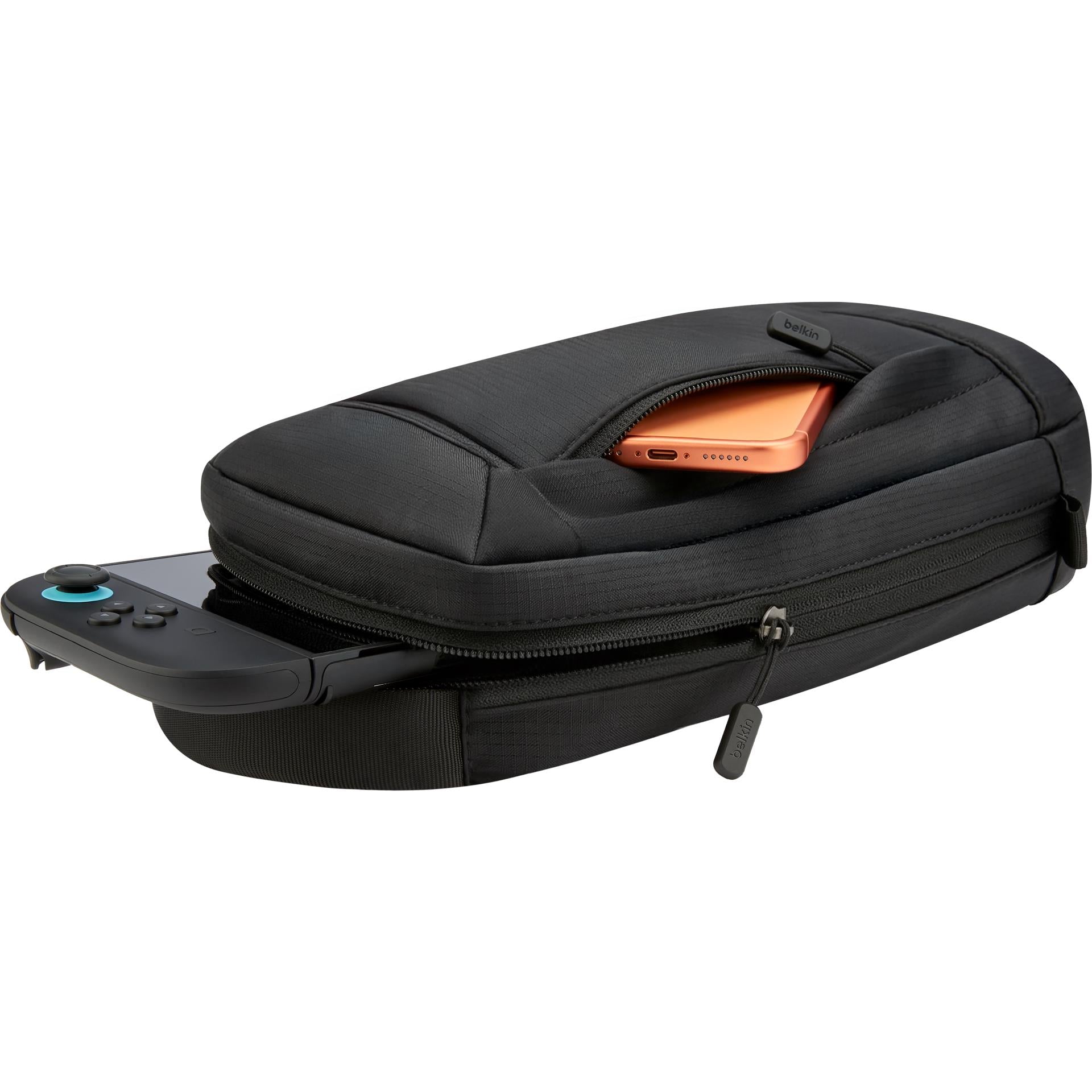 Belkin gaming travel bag for Nintendo Switch 2 in black, image 4 - Electronic Gaming Accessories at Tech Supply Shed NZ