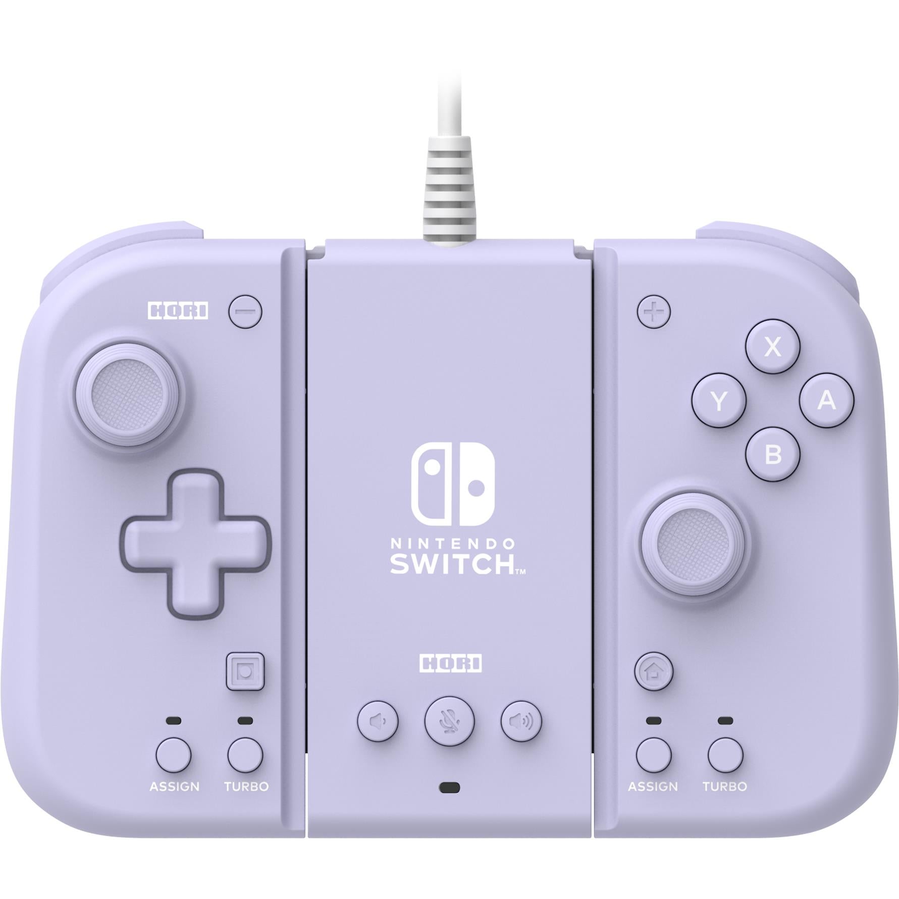HORI Split Pad Compact attachment set for Nintendo Switch in lavender - Electronic Gaming Accessories at Tech Supply Shed NZ