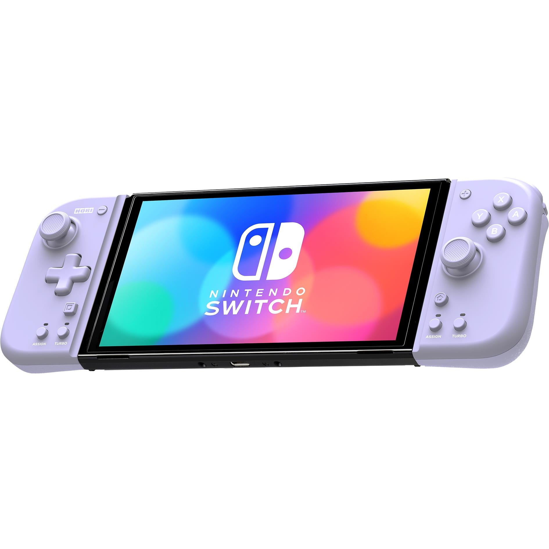 HORI Split Pad Compact attachment set for Nintendo Switch in lavender, image 3 - Electronic Gaming Accessories at Tech Supply Shed NZ