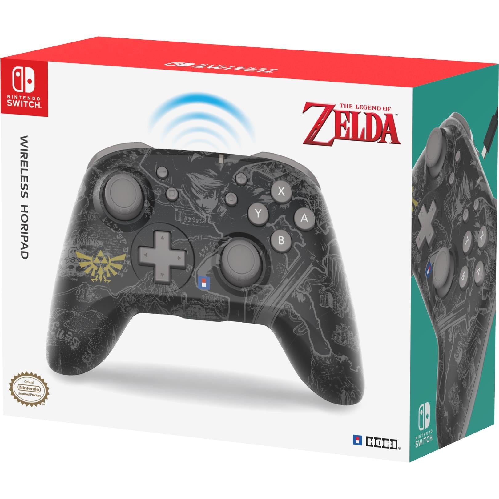 HORI Wireless HORIPAD for Nintendo Switch with The Legend of Zelda design, image 4 - Electronic Gaming Accessories at Tech Supply Shed NZ