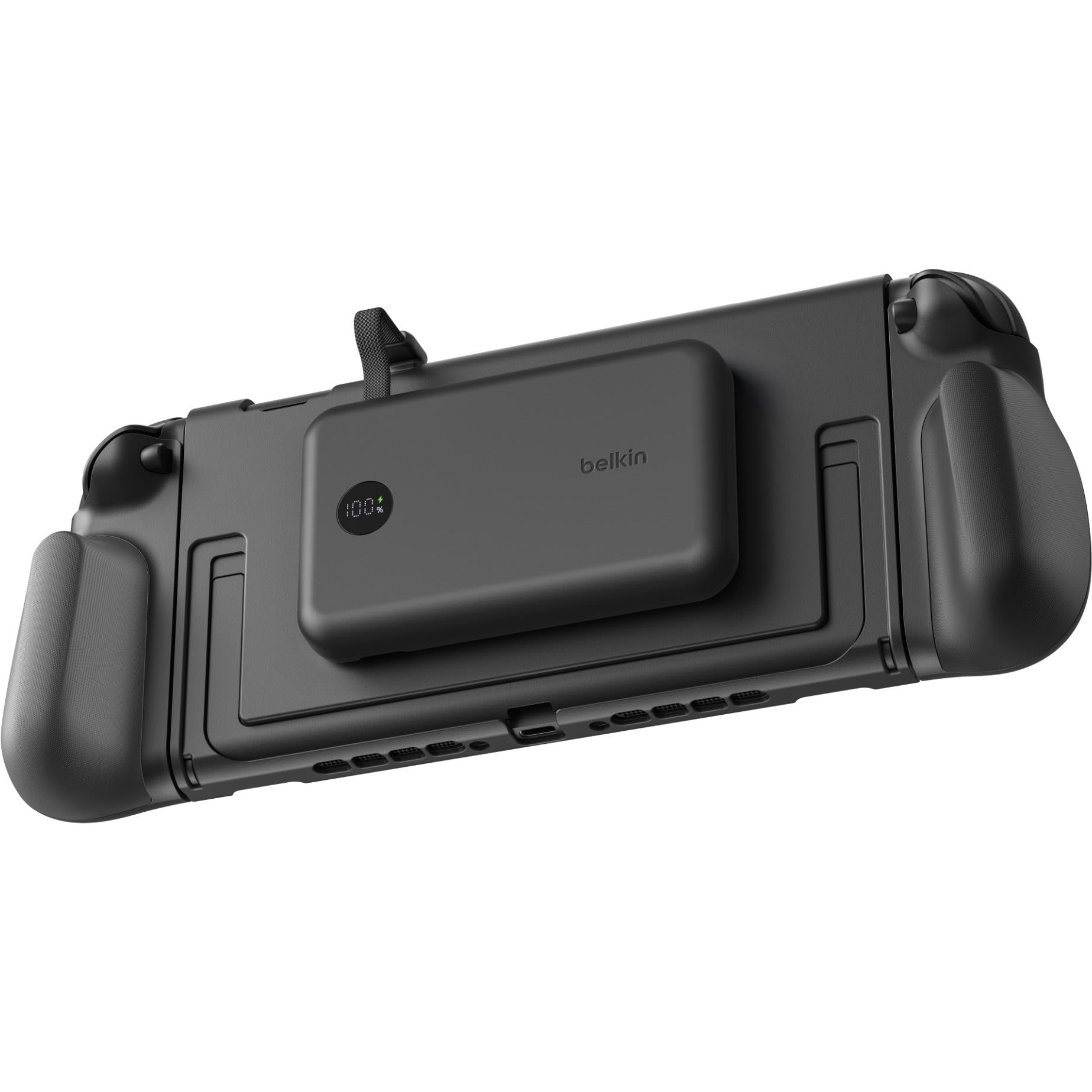 Belkin charging grip with magnetic power bank for Nintendo Switch 2 in black, image 6 - Electronic Gaming Accessories at Tech Supply Shed NZ