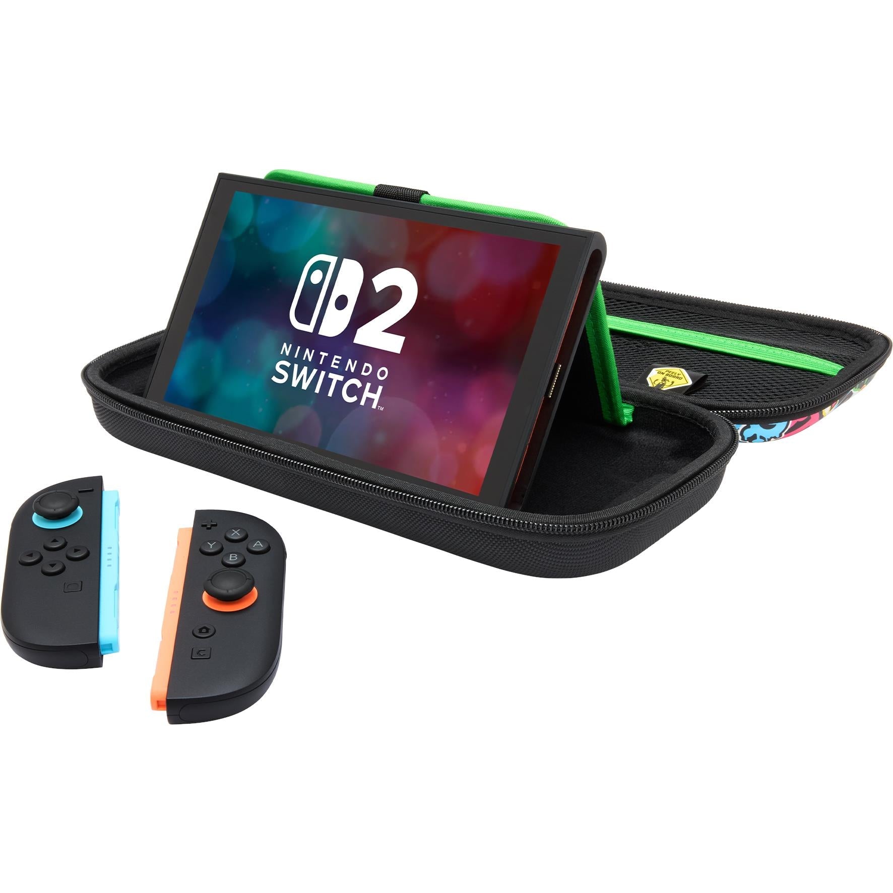 PowerA Protection Case for Nintendo Switch 2 in Fortnite Sticker Mashup design, image 8 - Electronic Gaming Accessories at Tech Supply Shed NZ
