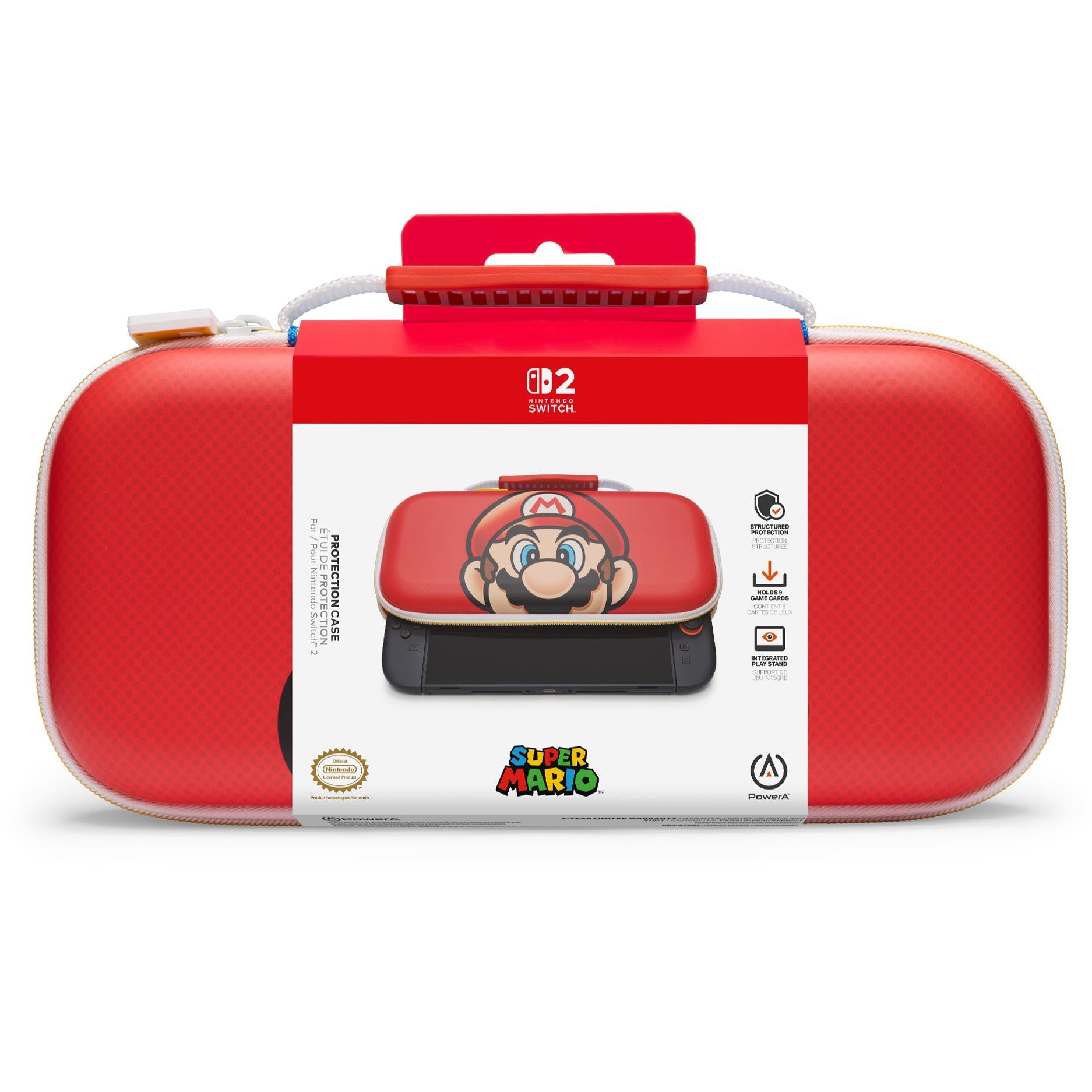 PowerA Protection Case for Nintendo Switch 2 in Mario Zoom design, image 11 - Electronic Gaming Accessories at Tech Supply Shed NZ