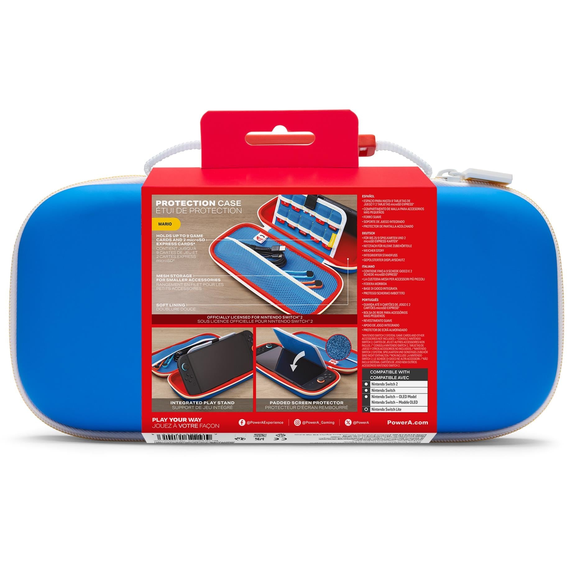 PowerA Protection Case for Nintendo Switch 2 in Mario Zoom design, image 12 - Electronic Gaming Accessories at Tech Supply Shed NZ
