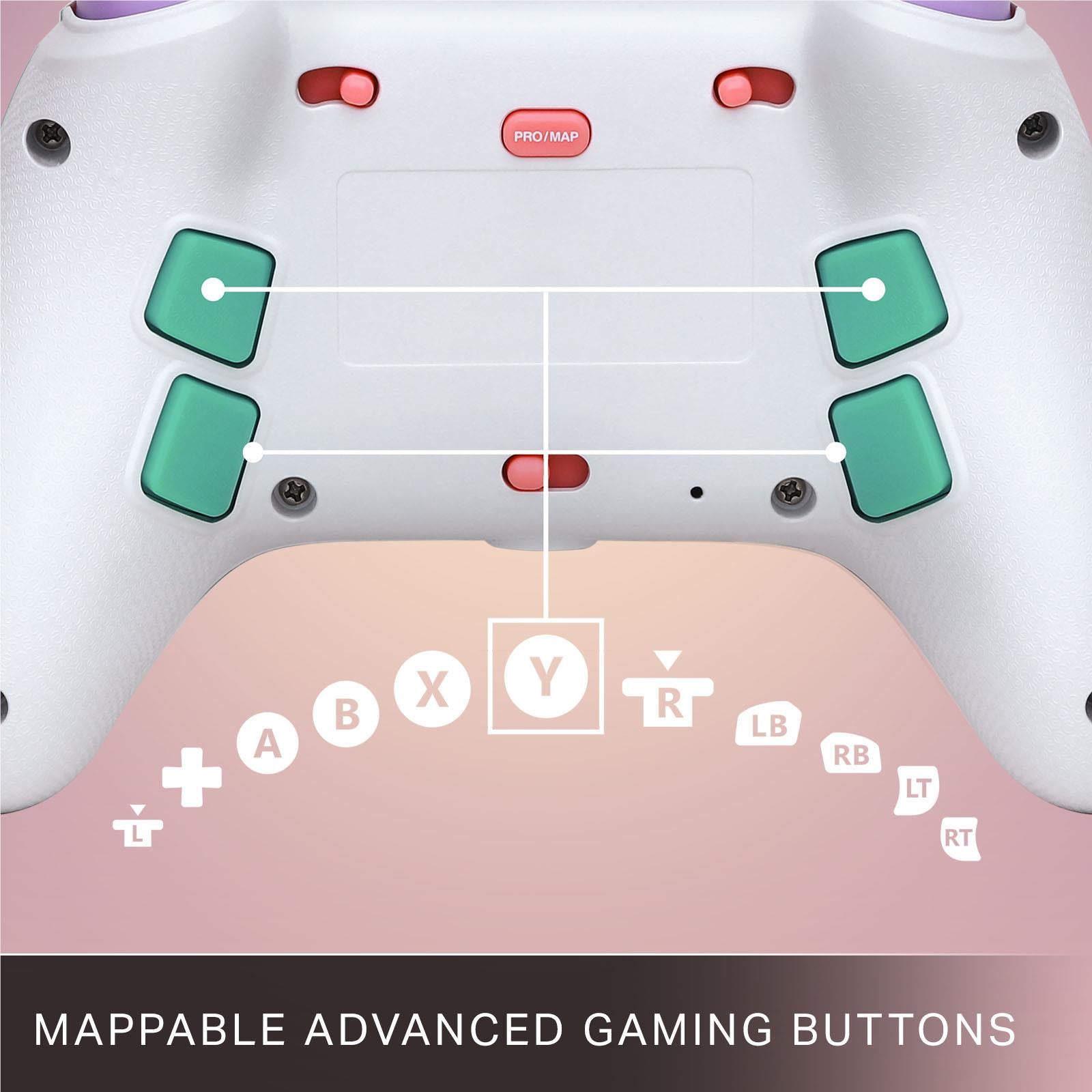 PowerA Advantage Wireless Controller for Xbox Series X|S in Beach Vibes design, image 4 - Electronic Gaming Accessories at Tech Supply Shed NZ