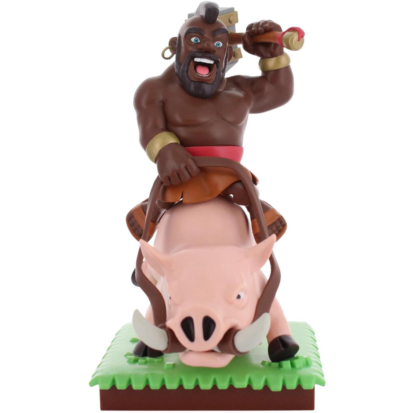 Hog Rider controller holder figurine with boar base and mounted rider