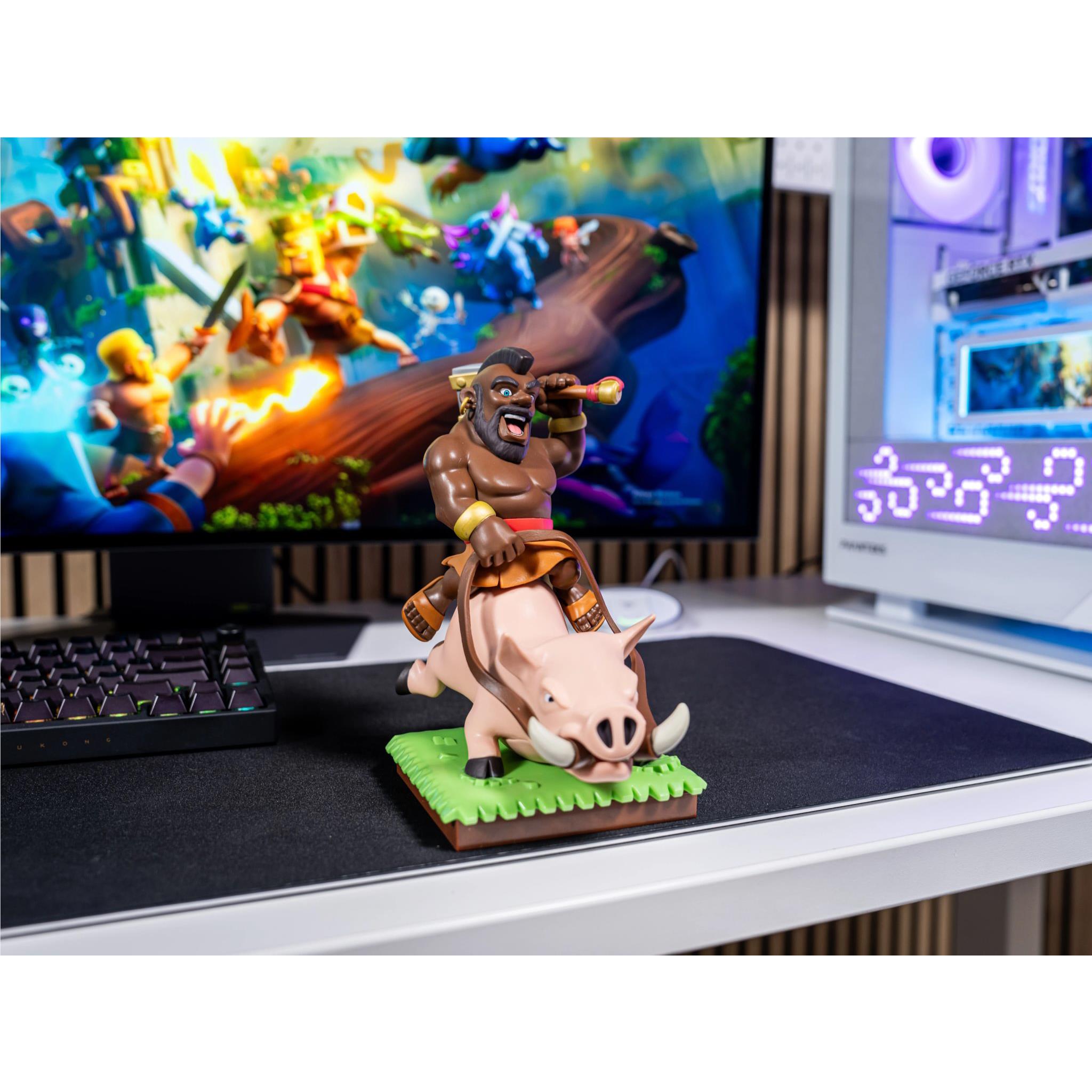 Hog Rider controller holder figurine on green boar platform