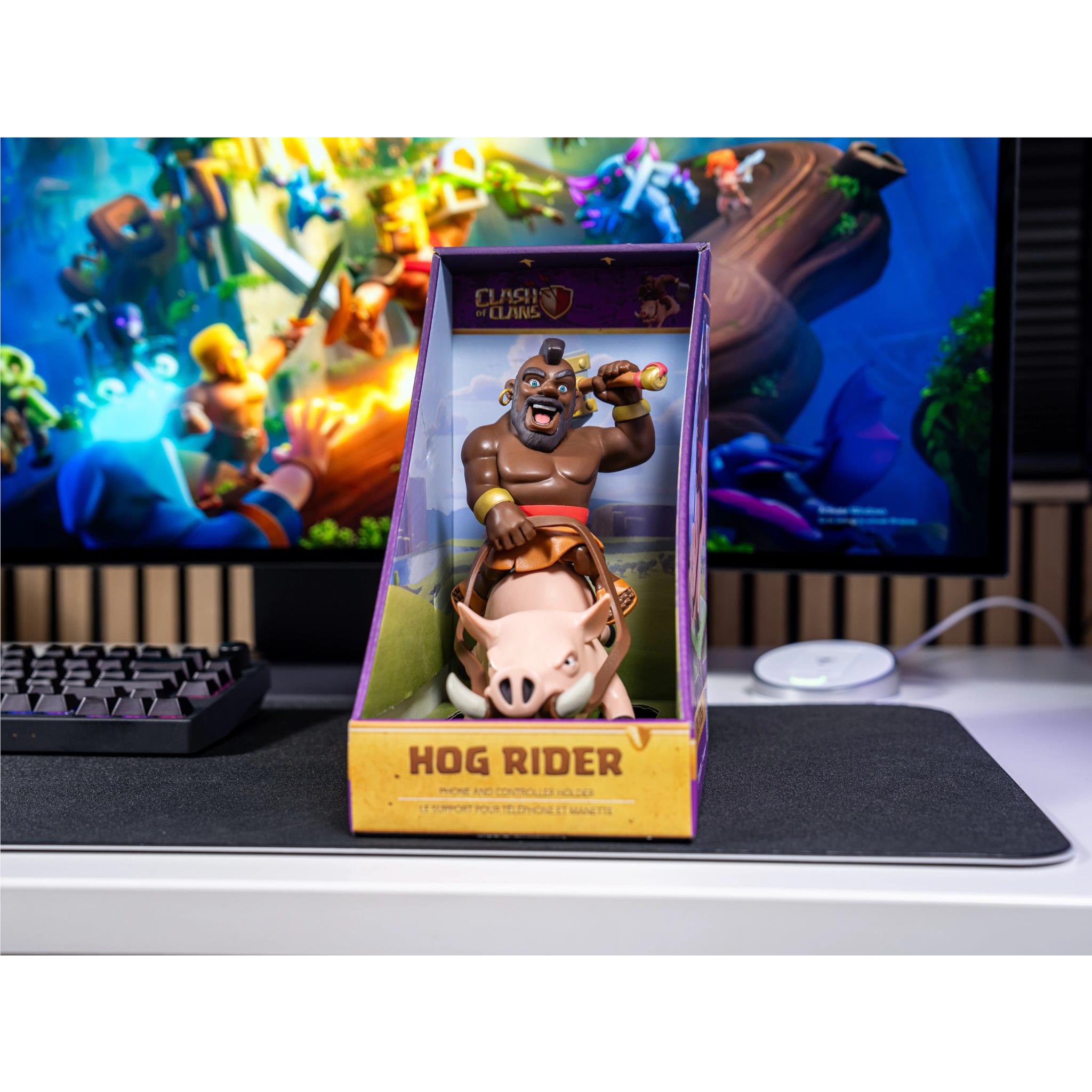 Hog Rider controller holder in retail box with figurine and boar base