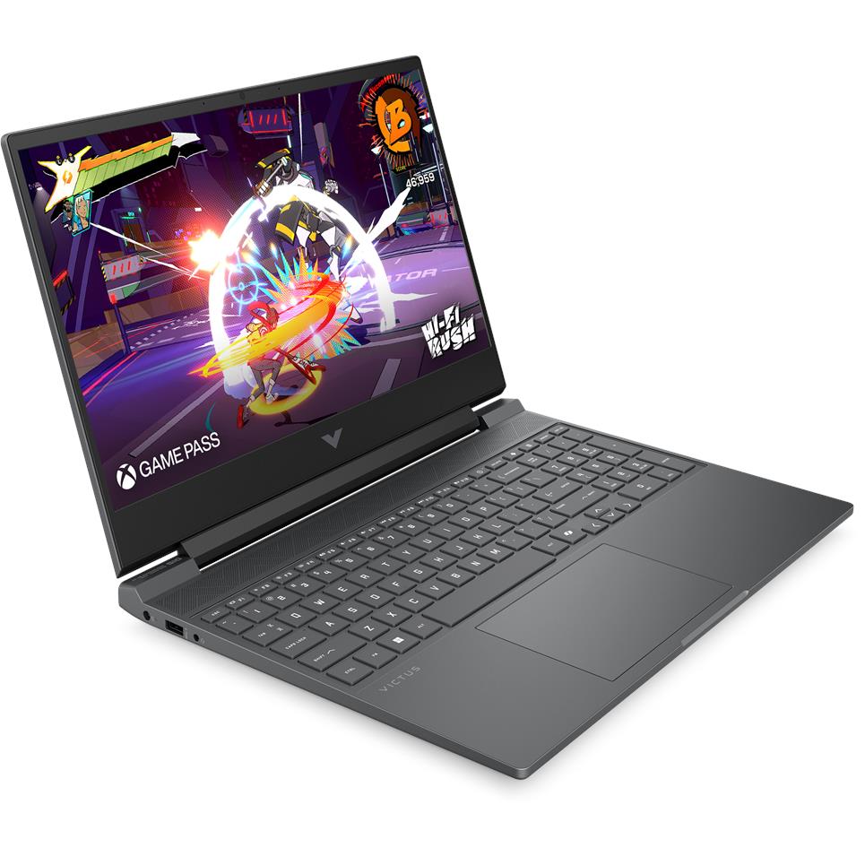 HP Victus 15.6 inch gaming laptop with RTX 3050 in silver, image 5 - Business & Home Laptops at Tech Supply Shed NZ