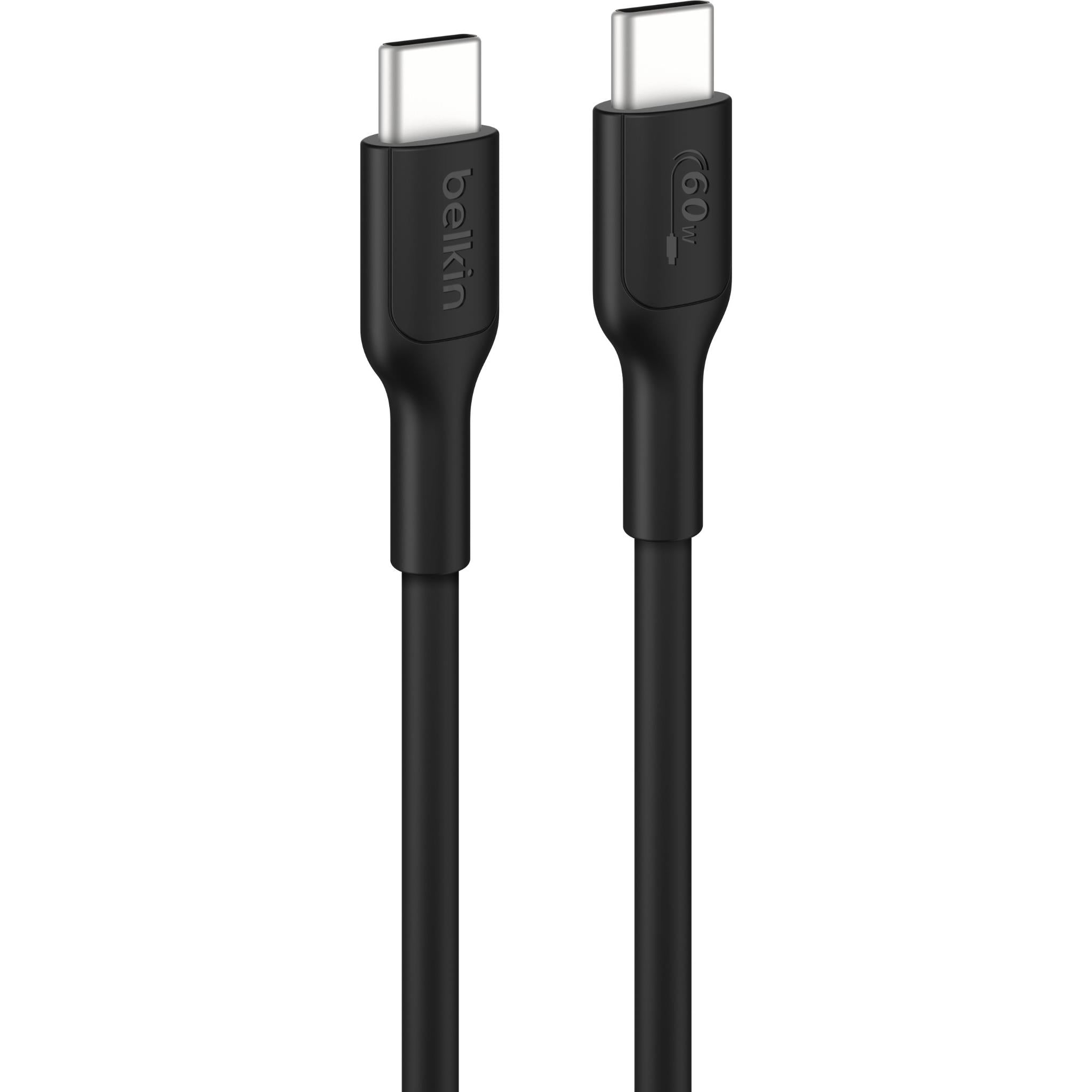Belkin BoostCharge 15cm USB-C to USB-C 60W cable, black - USB Cables & Adapters at Tech Supply Shed NZ