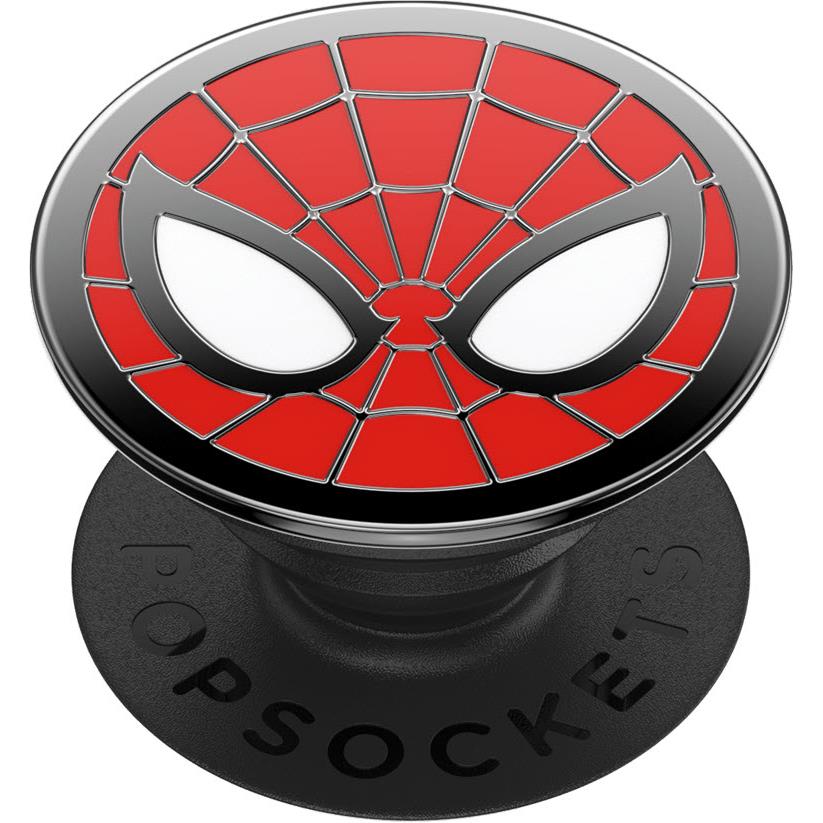 PopSockets Enamel PopGrip Marvel Spider-Man phone grip and stand in red, image 3 - Phone Accessories at Tech Supply Shed NZ