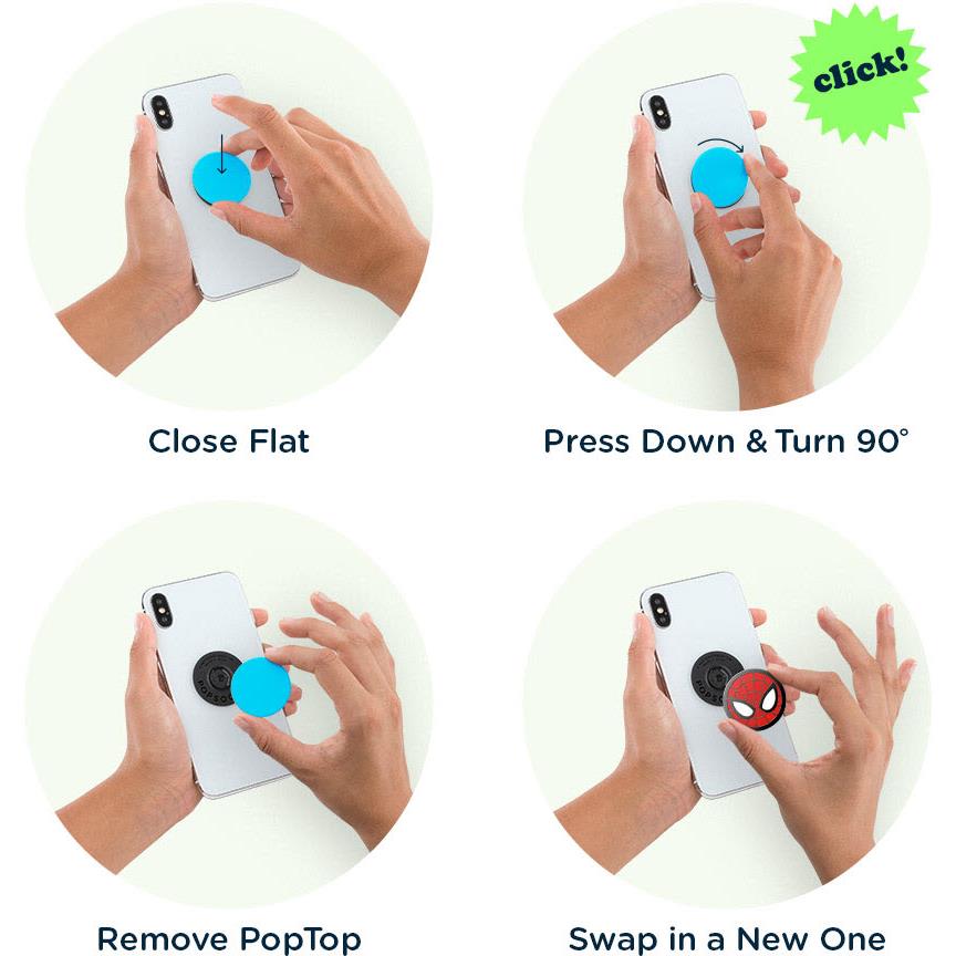 PopSockets Enamel PopGrip Marvel Spider-Man phone grip and stand in red, image 12 - Phone Accessories at Tech Supply Shed NZ