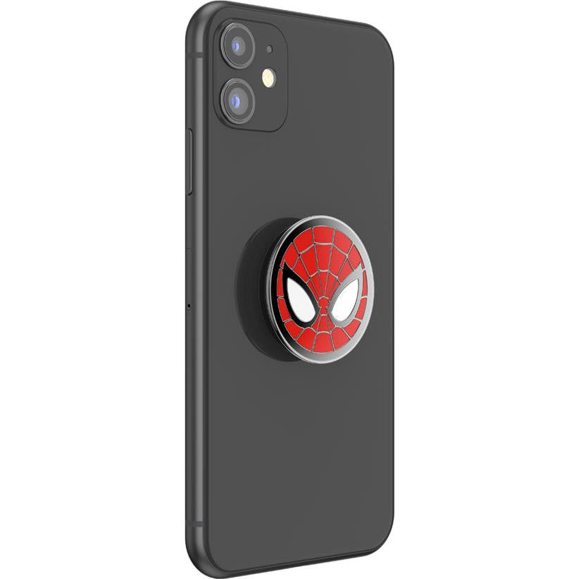 PopSockets Enamel PopGrip Marvel Spider-Man phone grip and stand in red, image 6 - Phone Accessories at Tech Supply Shed NZ