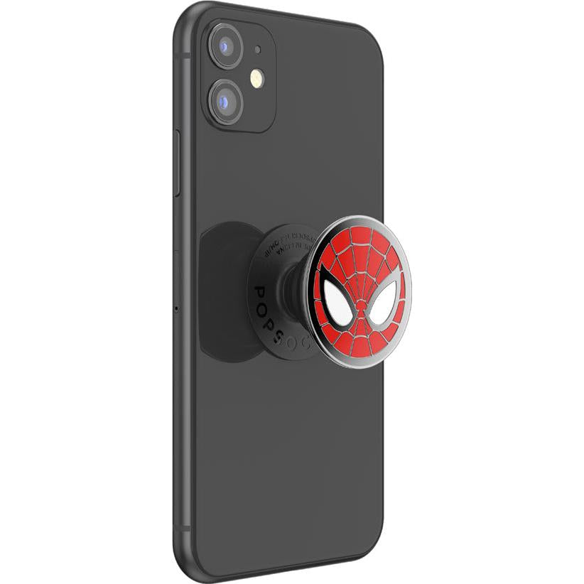 PopSockets Enamel PopGrip Marvel Spider-Man phone grip and stand in red, image 7 - Phone Accessories at Tech Supply Shed NZ