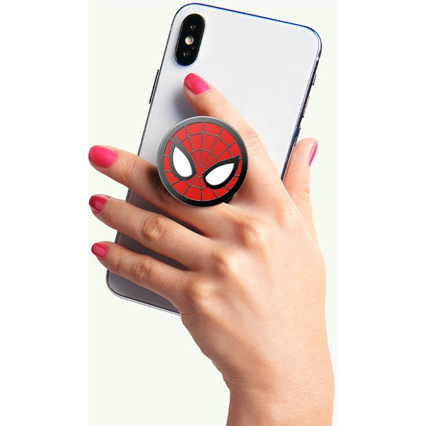PopSockets Enamel PopGrip Marvel Spider-Man phone grip and stand in red, image 10 - Phone Accessories at Tech Supply Shed NZ
