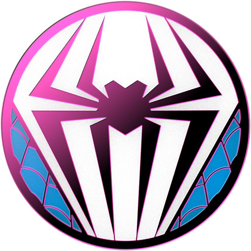 PopSockets Enamel PopGrip Marvel Spider-Gwen phone grip and stand in pink - Phone Accessories at Tech Supply Shed NZ