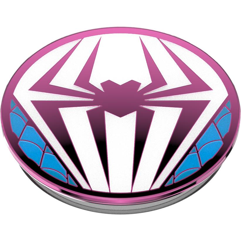 PopSockets Enamel PopGrip Marvel Spider-Gwen phone grip and stand in pink, image 2 - Phone Accessories at Tech Supply Shed NZ