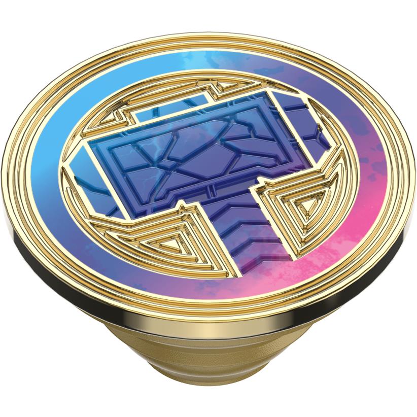 PopSockets Enamel PopGrip Marvel Mighty Thor's Hammer phone grip and stand in blue, image 5 - Phone Accessories at Tech Supply Shed NZ