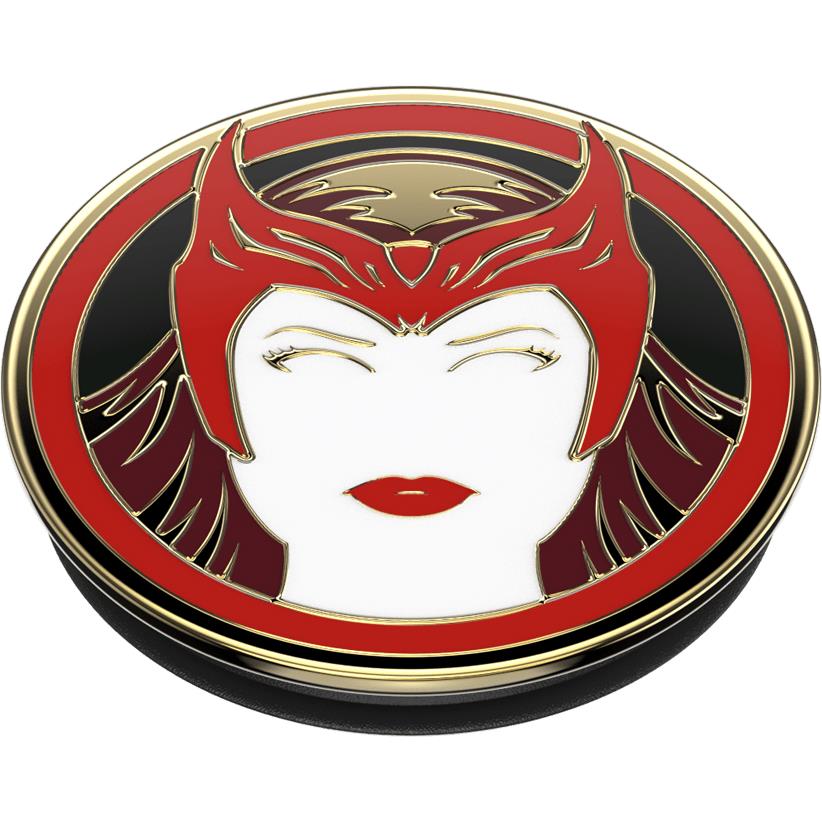 PopSockets Enamel PopGrip Marvel Scarlet Witch phone grip and stand in red, image 3 - Phone Accessories at Tech Supply Shed NZ
