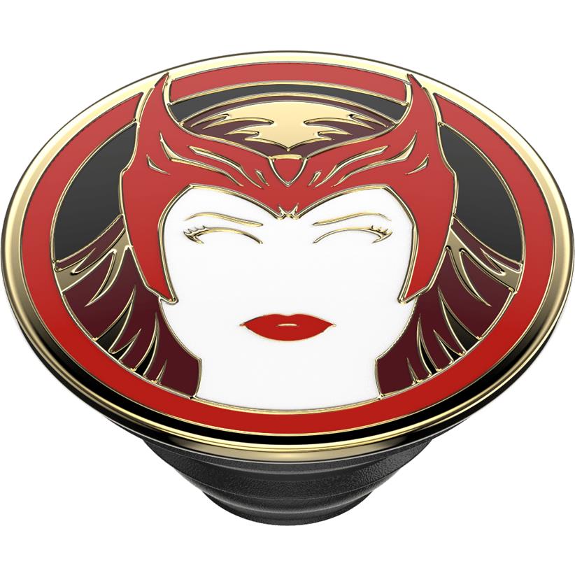 PopSockets Enamel PopGrip Marvel Scarlet Witch phone grip and stand in red, image 4 - Phone Accessories at Tech Supply Shed NZ