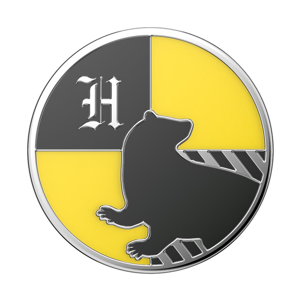PopSockets Enamel PopGrip Harry Potter Hufflepuff phone grip and stand in yellow - Phone Accessories at Tech Supply Shed NZ