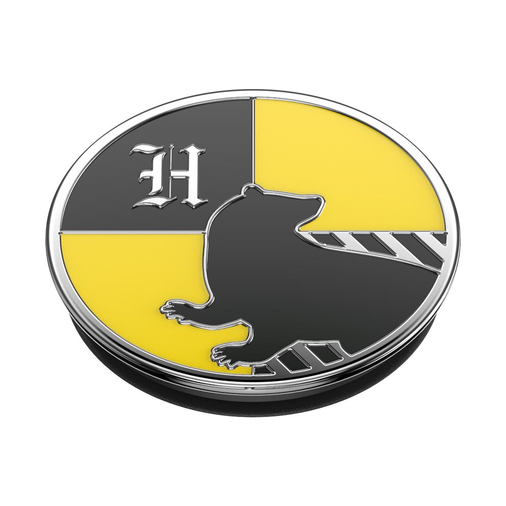 PopSockets Enamel PopGrip Harry Potter Hufflepuff phone grip and stand in yellow, image 4 - Phone Accessories at Tech Supply Shed NZ