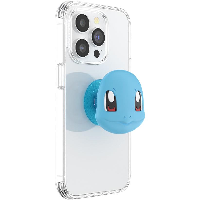 PopSockets PopGrip Pokemon PopOut Squirtle Face phone grip and stand in blue, image 6 - Phone Accessories at Tech Supply Shed NZ