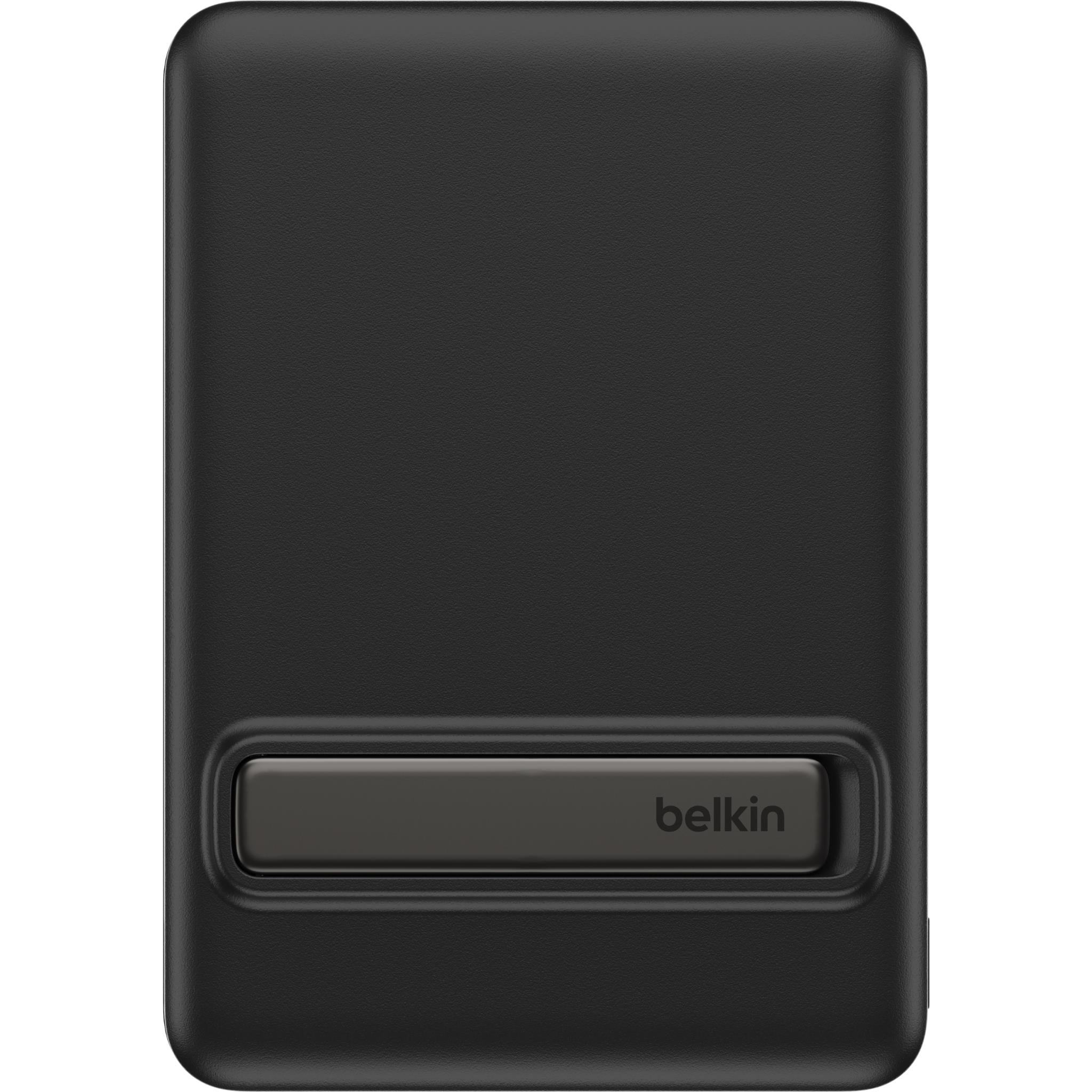 Belkin BoostCharge Slim 5K Qi2 magnetic power bank with stand in black, image 6 - Power Banks at Tech Supply Shed NZ