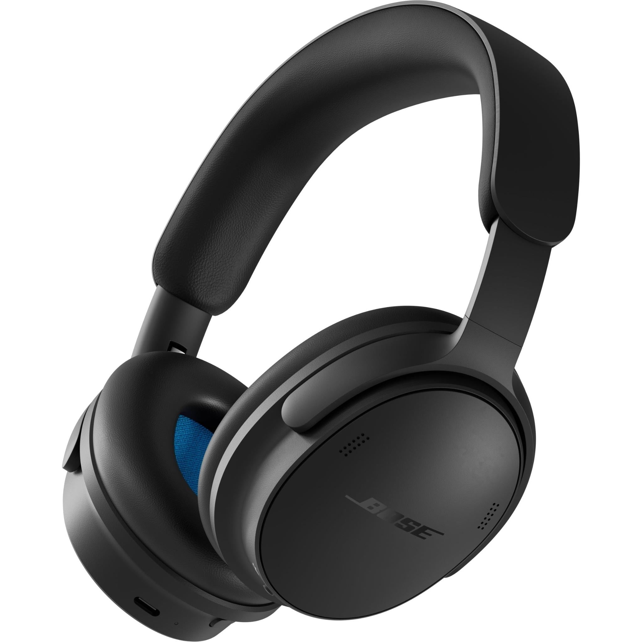 Black Bose wireless over-ear headphones with padded headband and earcups